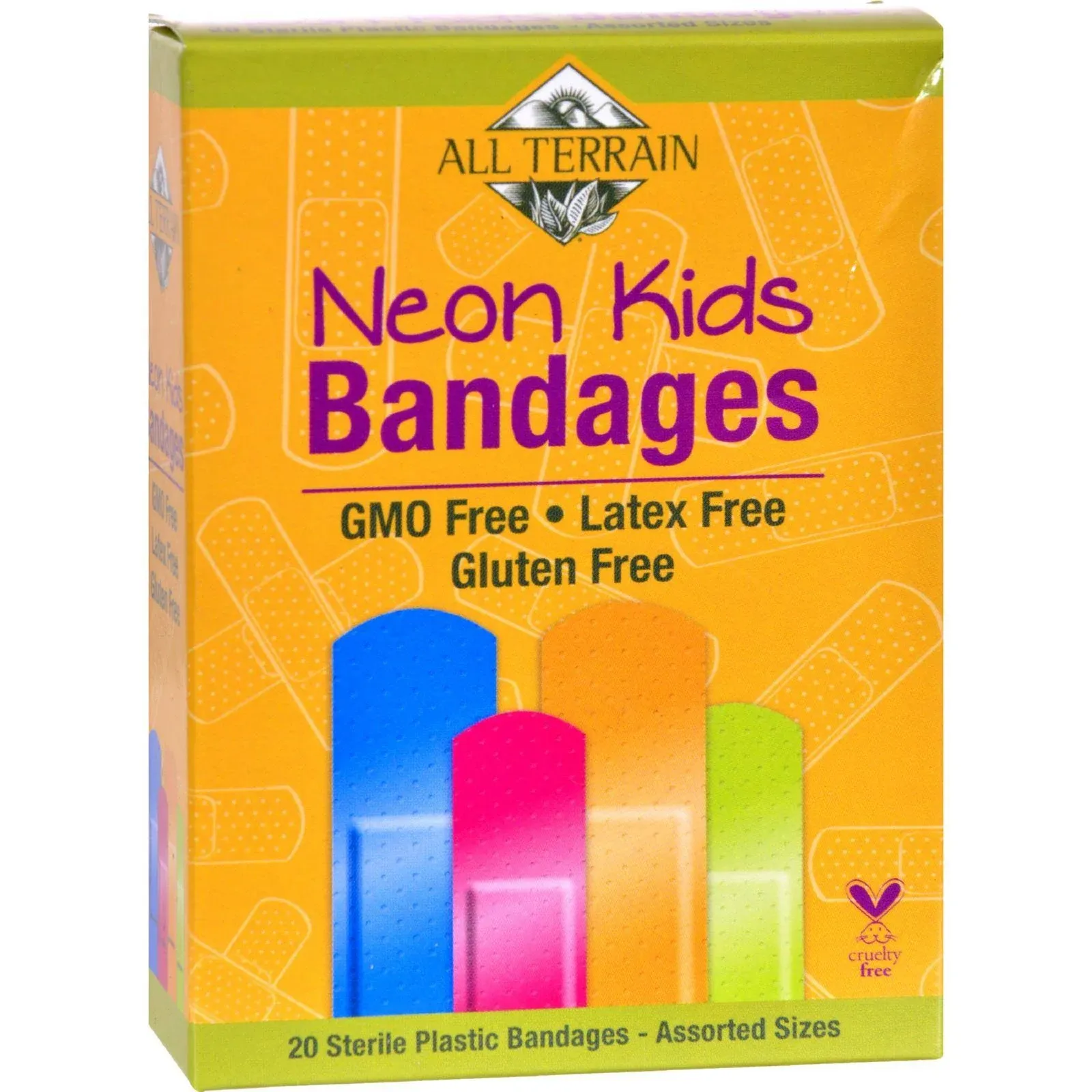 All Terrain Kids Latex-Free Neon Bandages