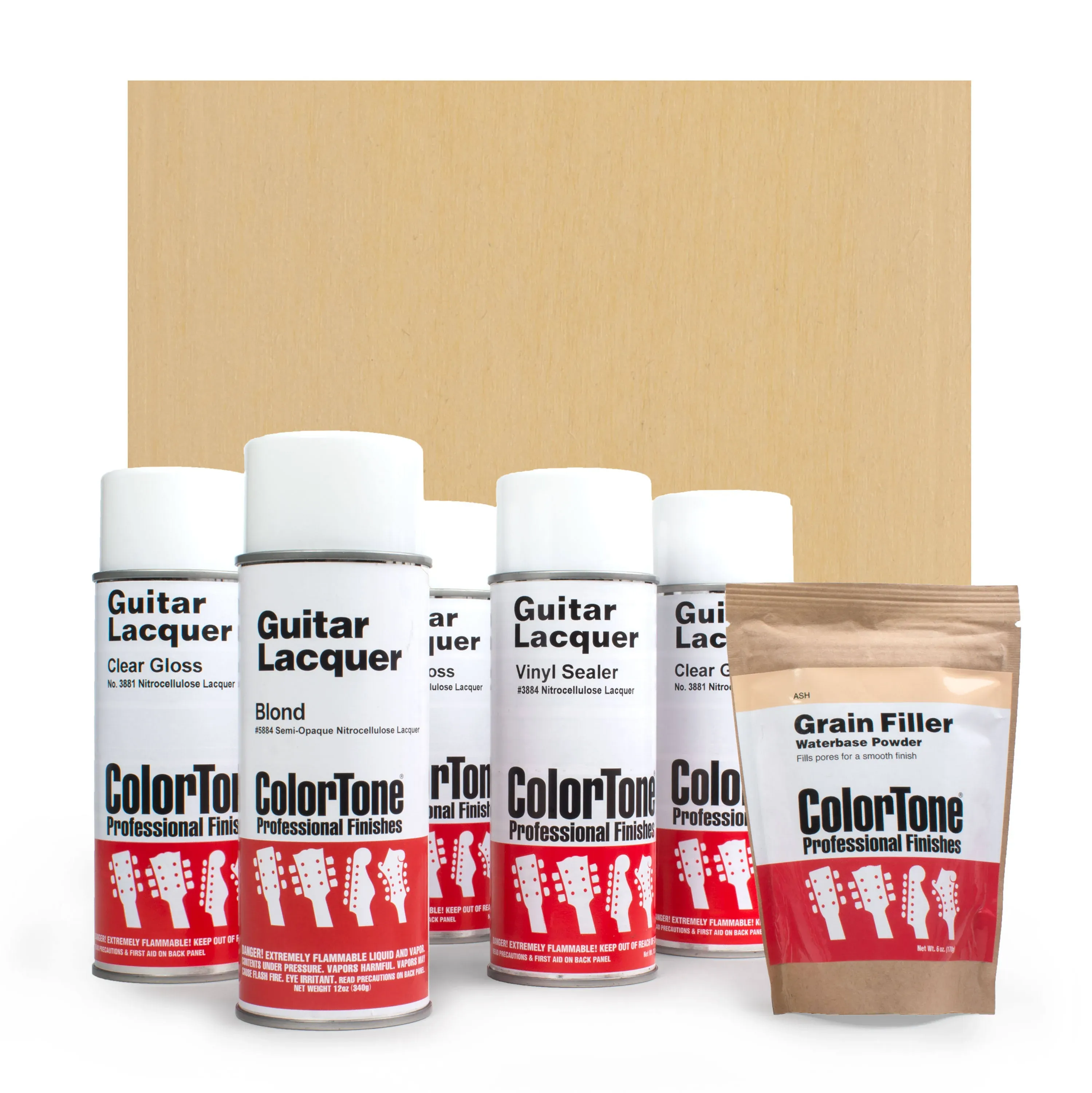 StewMac ColorTone Aerosol Finishing Set