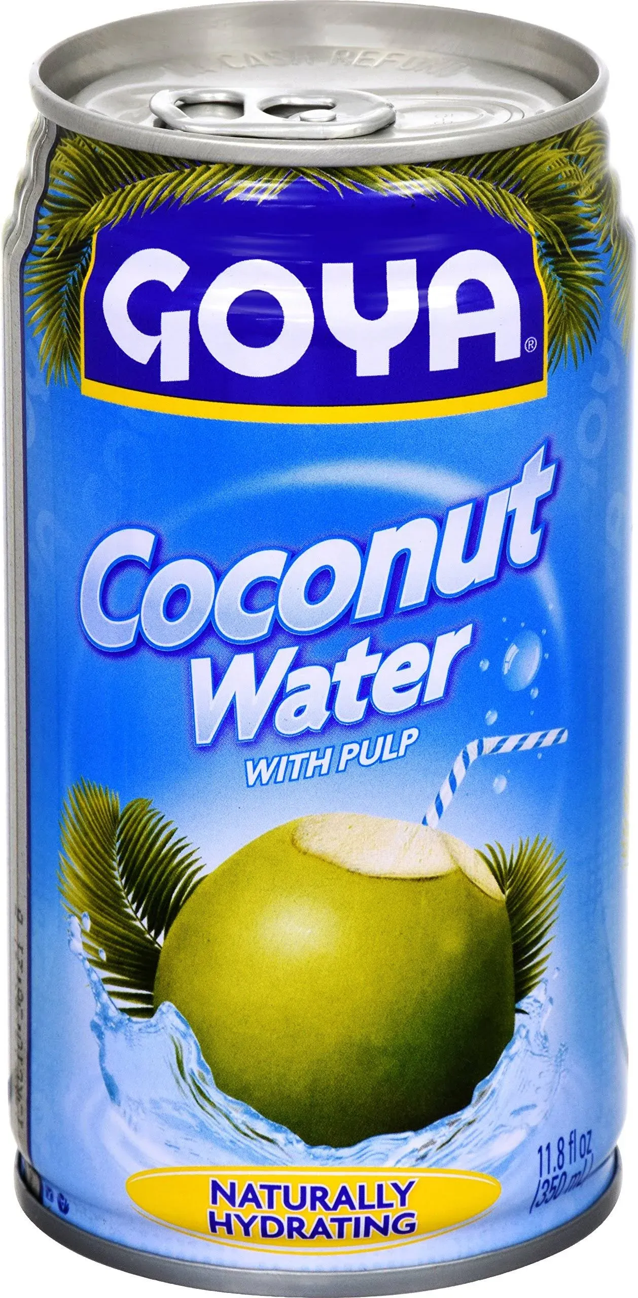 Goya Coconut Water with Pulp 11.8 Fluid Ounce - 24 per Case.