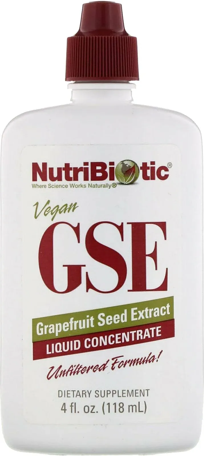 NutriBiotic, GSE Liquid Concentrate Grapefruit Seed Extract 4 fl oz