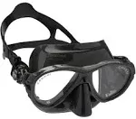 Cressi Scuba Diving Masks with Inclined Tear Drop Lenses for More Downward Visibility- Big Eyes Evolution: Made in Italy