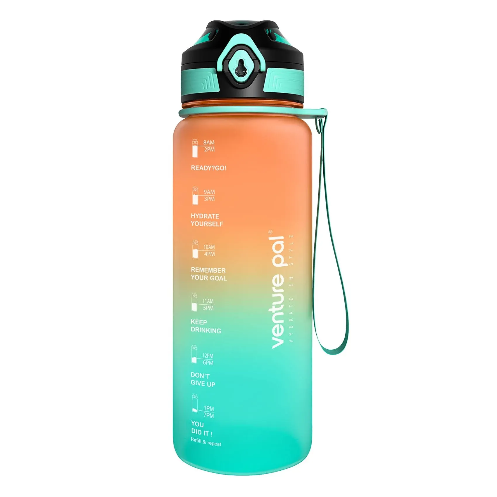 32oz Inspirational Leak-Proof Water Bottle with Detachable Filter