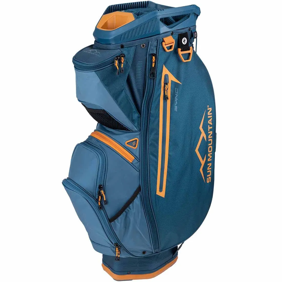 Sun Mountain 2024 Sync Golf Cart Bag, HARBOR-SPRUCE-OCHRE