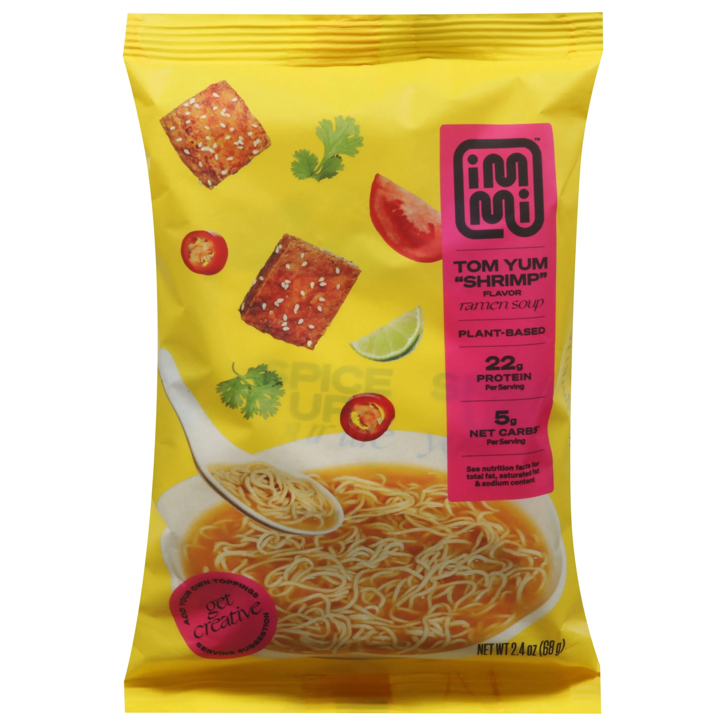 IMMI: Tom Yum Shrimp Ramen, 2.4 oz