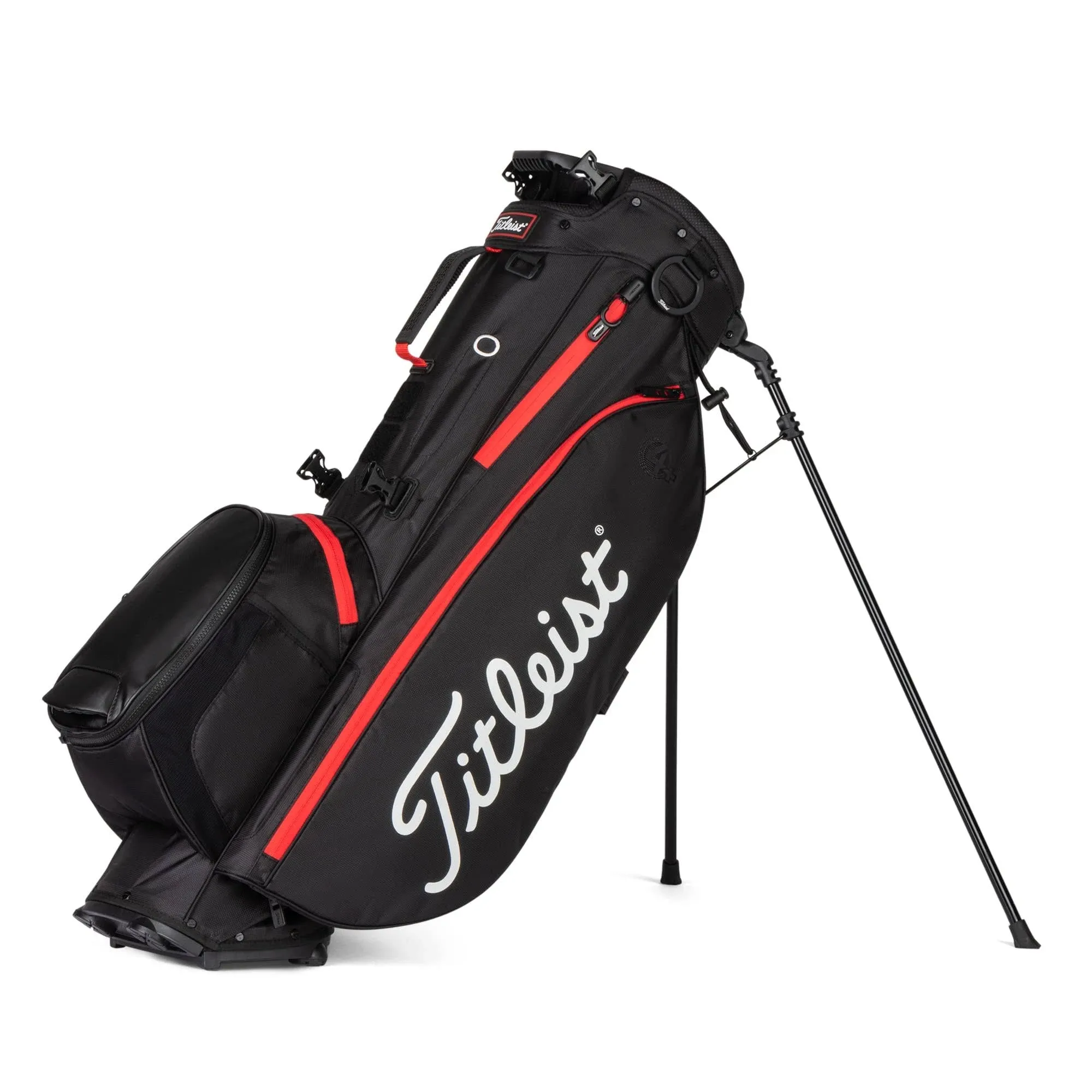 Titleist Players 4 Plus Stand Bag - Black/Red.Only used one round! Super light. 