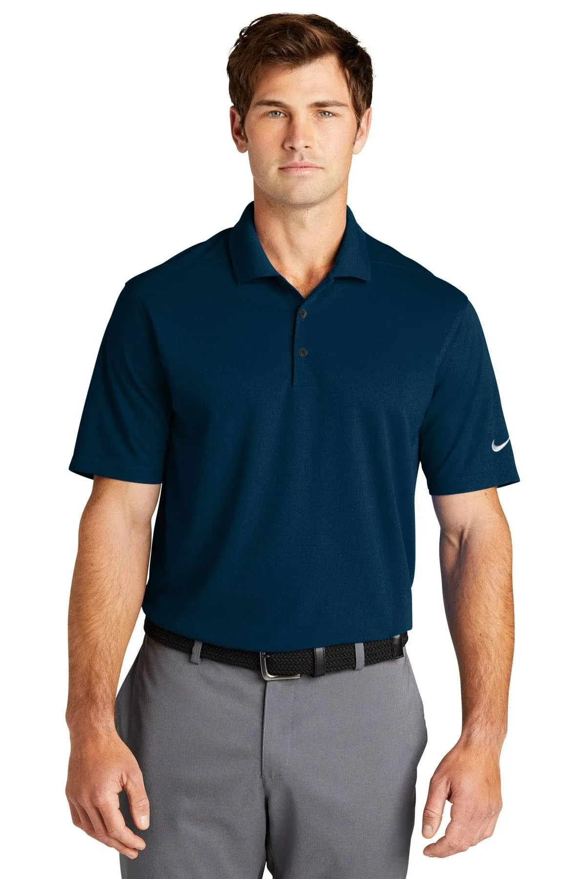 Nike Dri-FIT Micro Pique 2.0 Polo - Men&#x27;s - Navy, Medium (Min Qty 1)