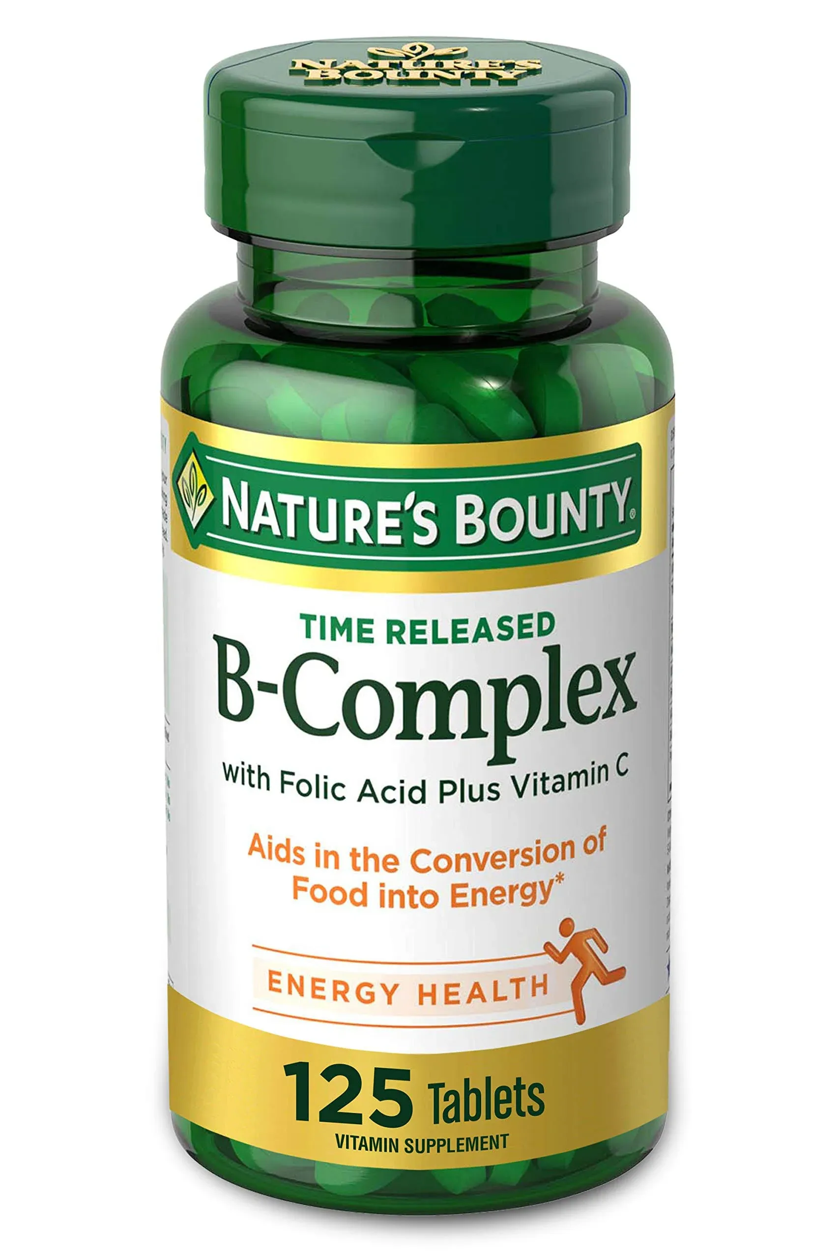 Nature's Bounty B Complex with Folic Acid Plus Vitamin C