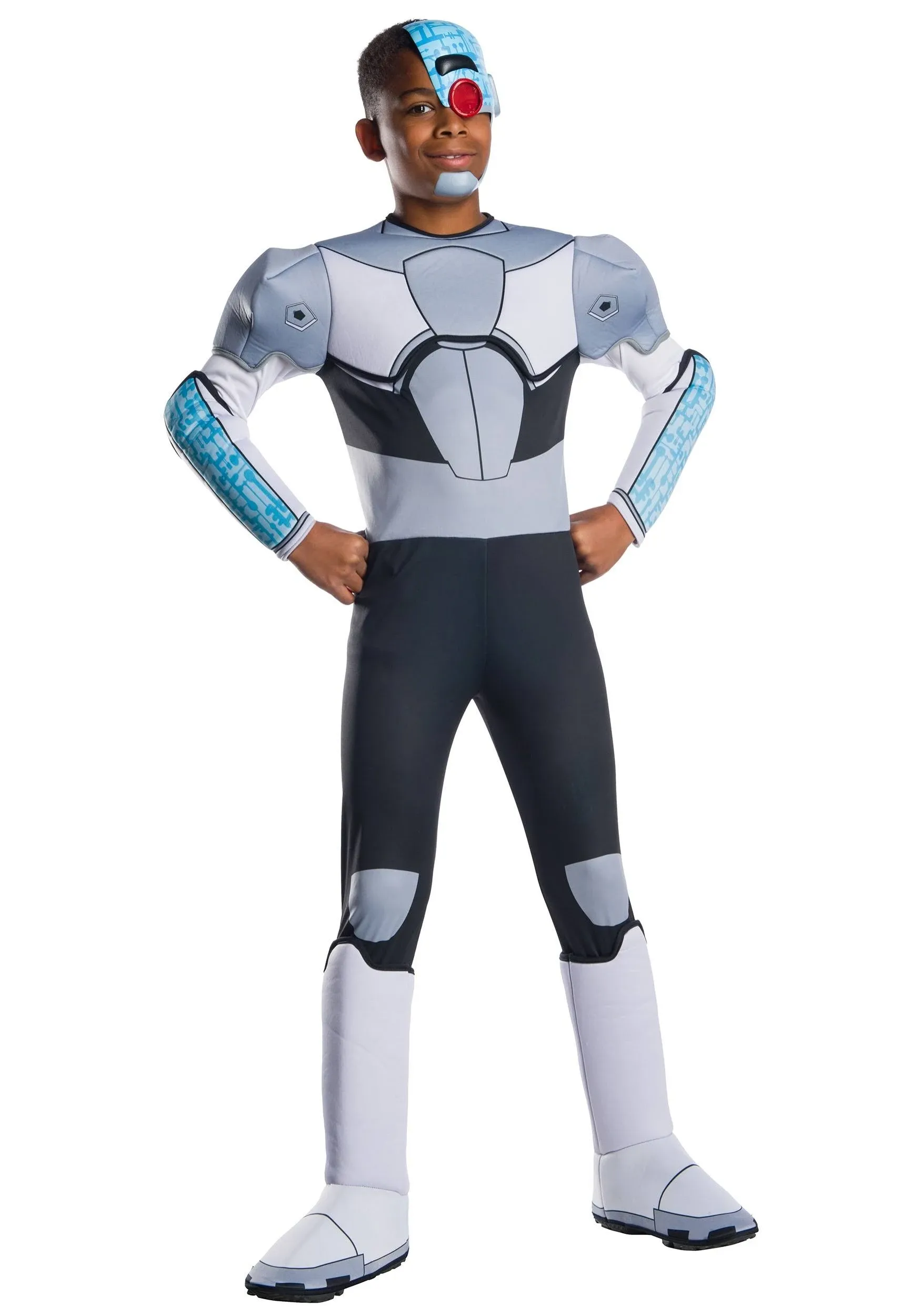 Teen Titan Go Movie Cyborg Deluxe Costume