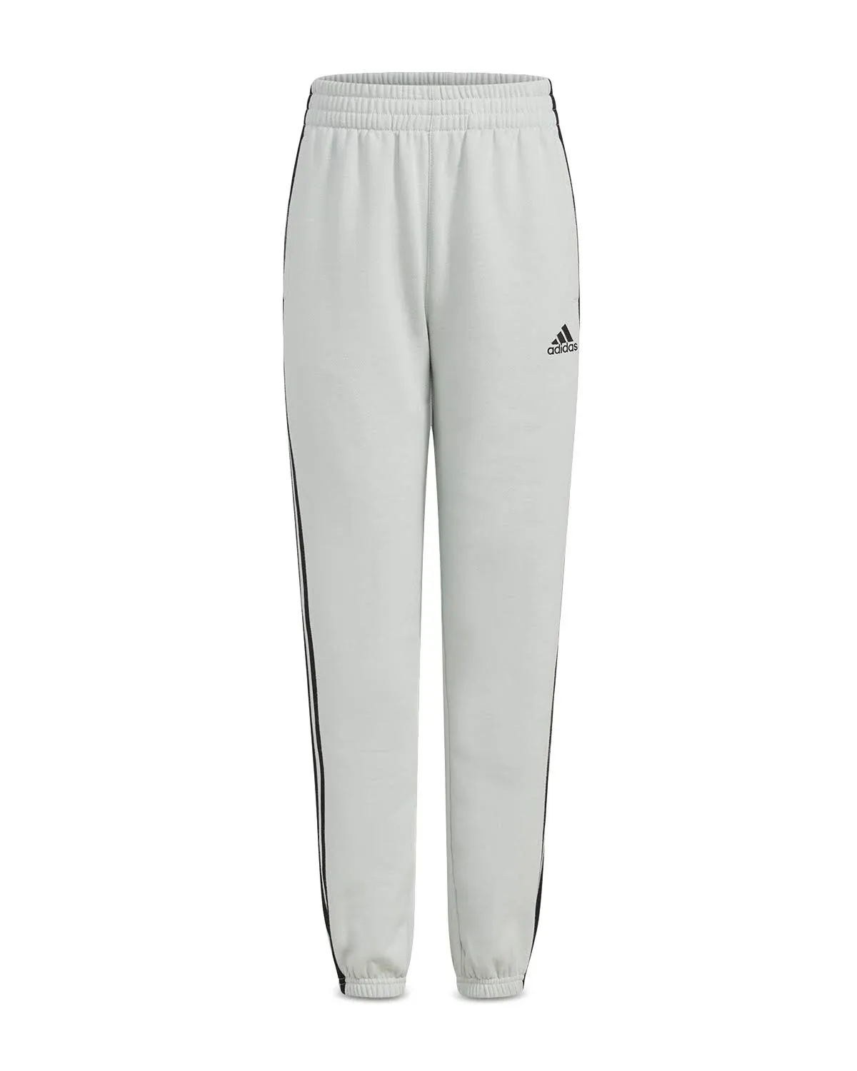 Adidas Originals Boys' Elastic Waistband Essential 3-Stripe Fleece Jogger Pants ...