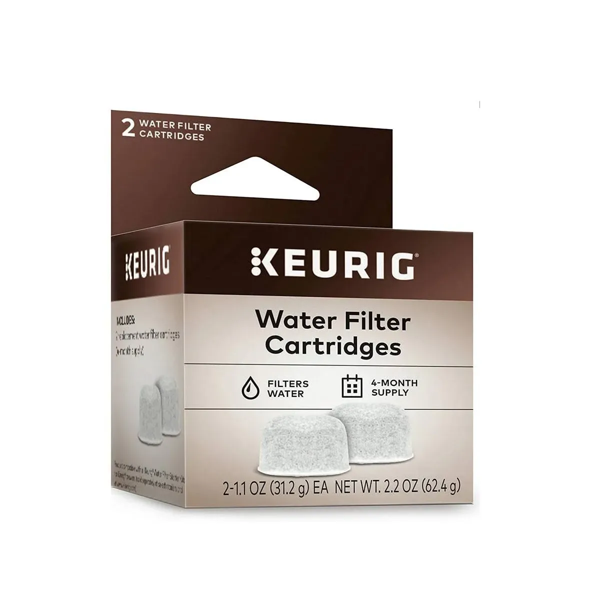 Keurig 109964 0099010 Filter Cartridge Refill Pair