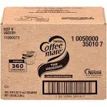 Coffee mate Original Liquid Creamer, 0.38 oz., 360/Carton