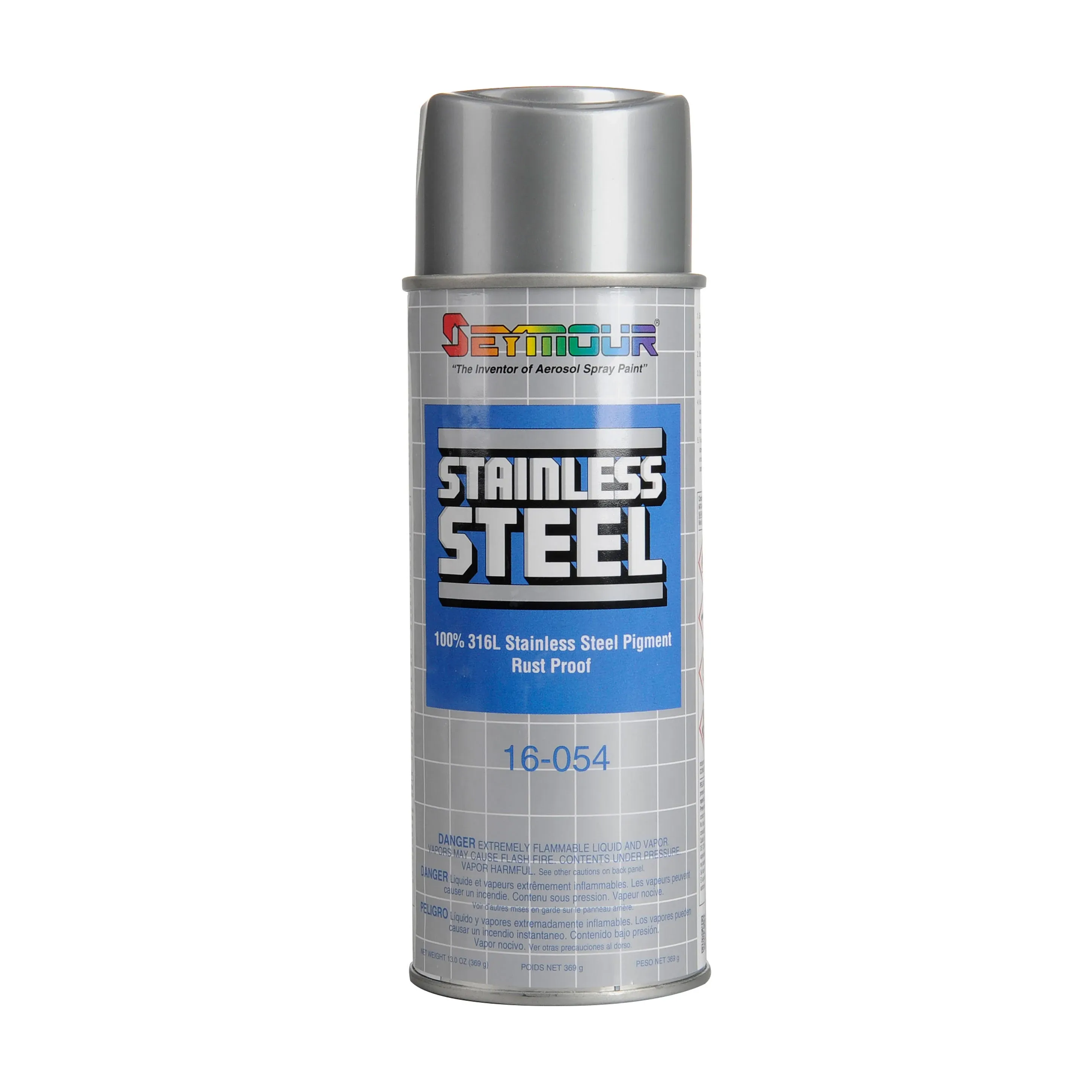 Seymour Paint 16-054 Stainless Steel Rust Protective Spray Paint - 13 Oz. Can