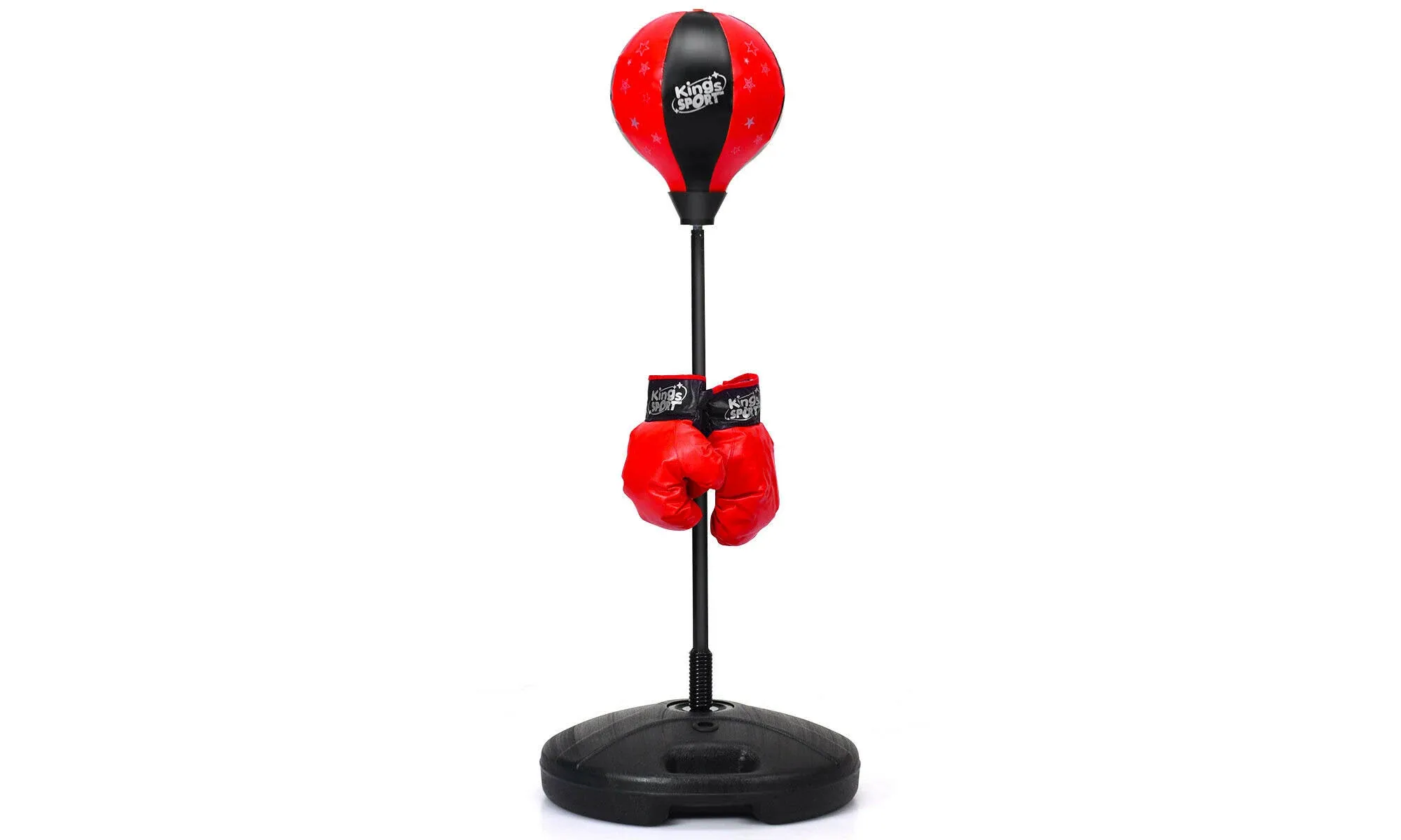 Kids Adjustable Stand Punching Bag Toy Set with Boxing Glove