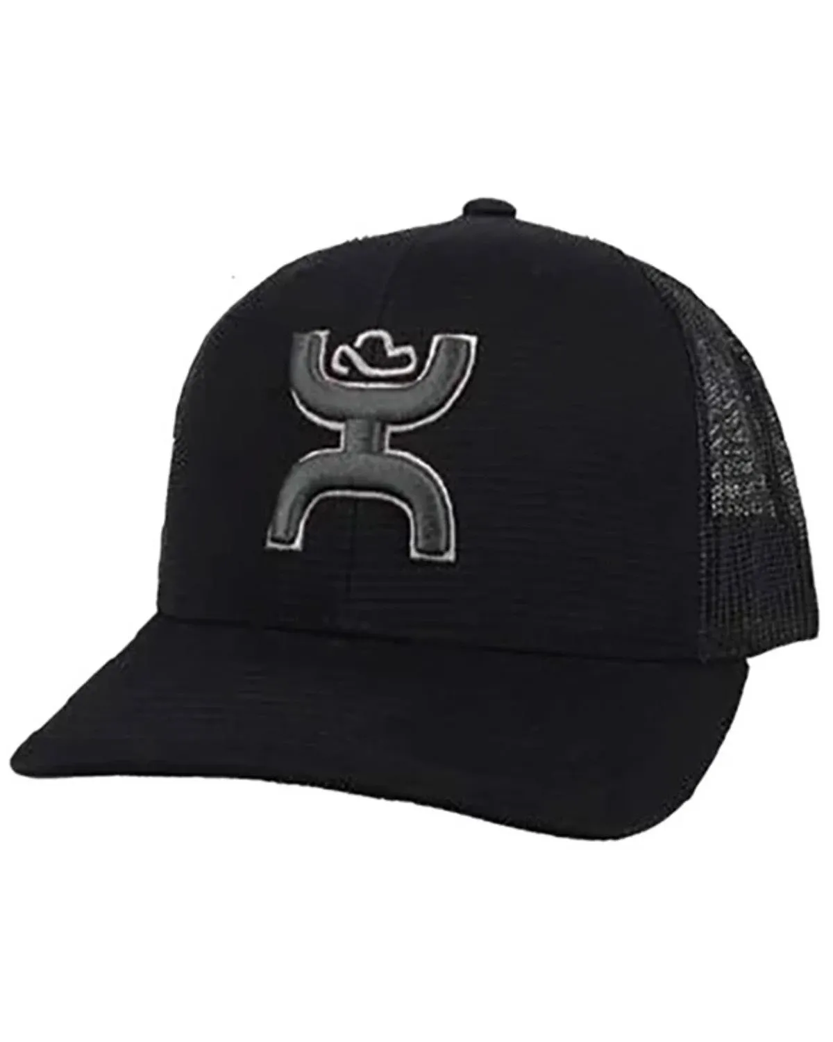 "Hooey Men's Sterling 6-panel Black Trucker Cap 2105T-BK"