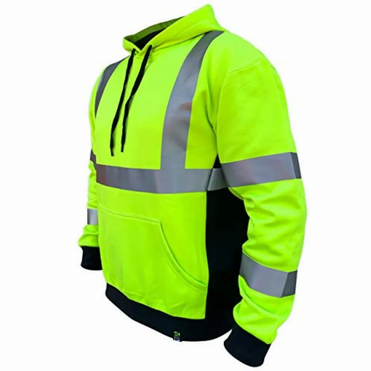 SS360 Basic Class 3 Hoodie, Safety Green, S