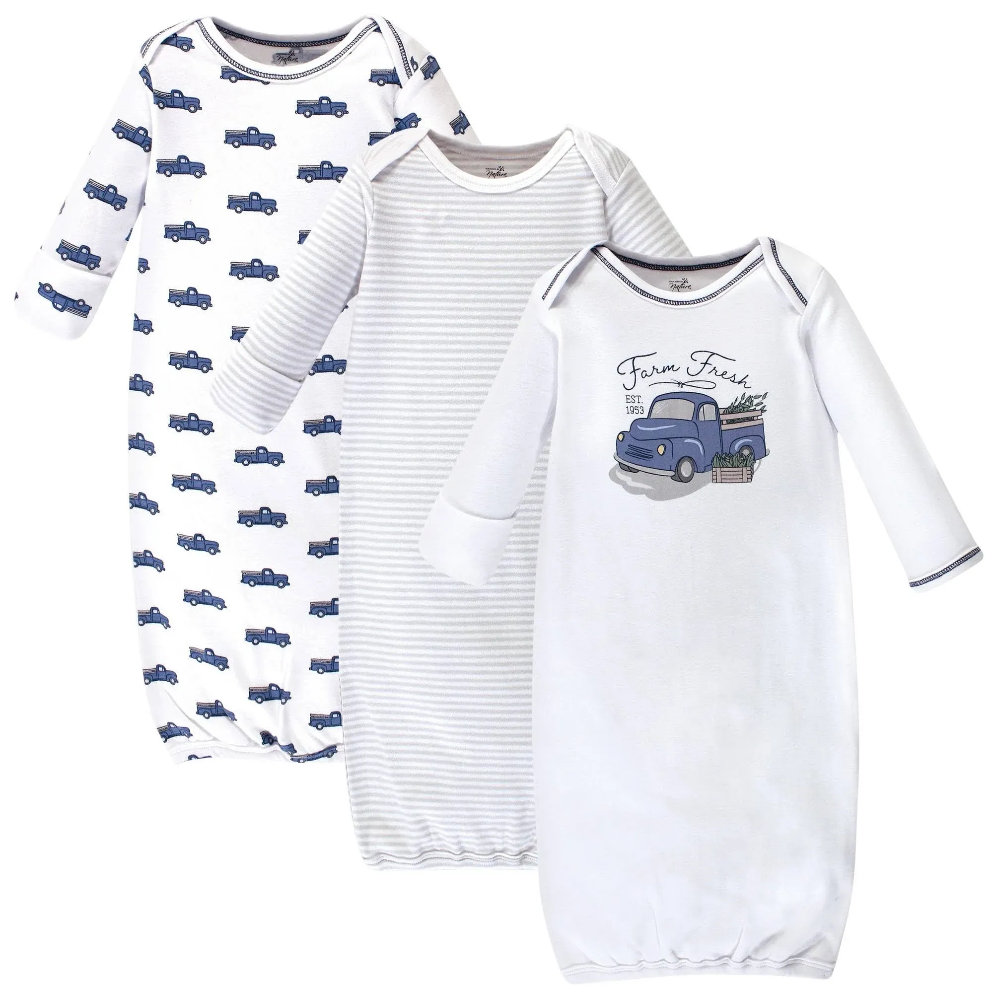 Touched by Nature Organic Cotton Gowns Truck / 0-6 Months