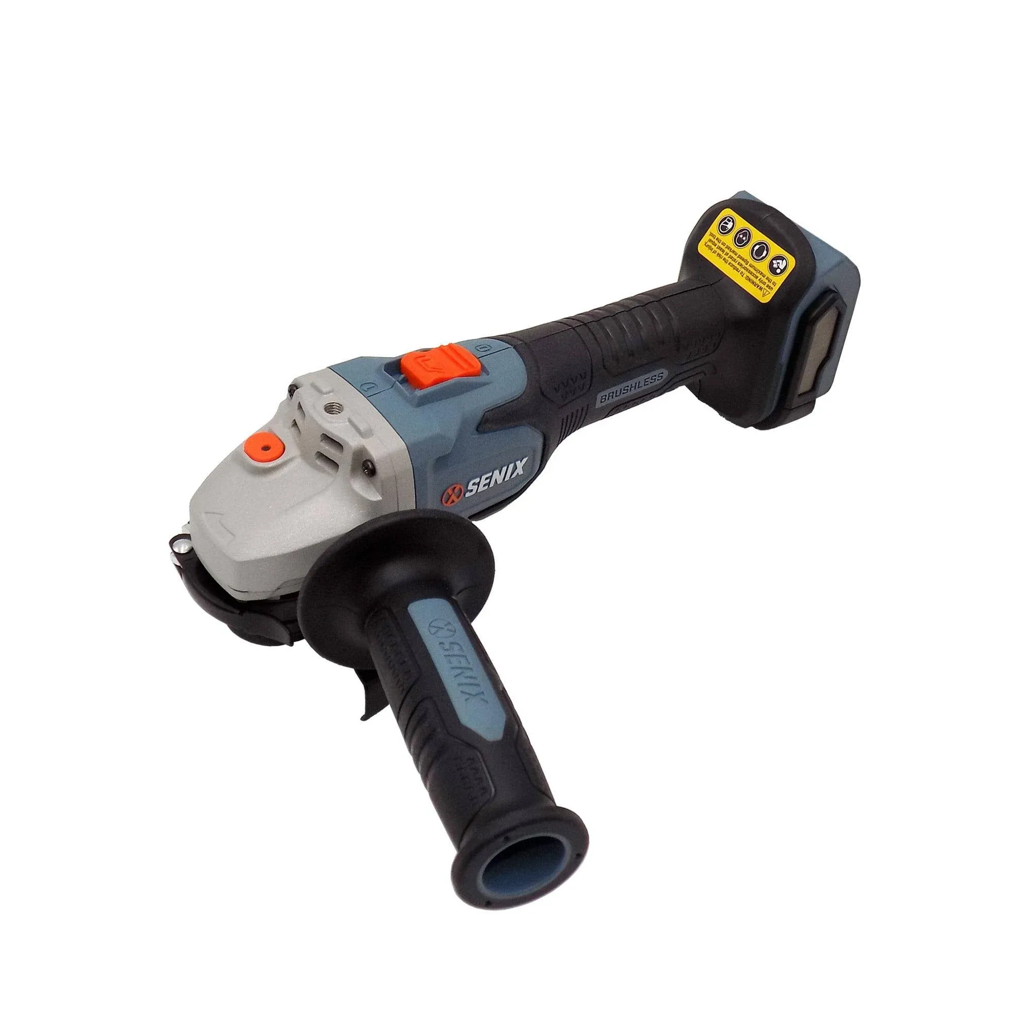 Senix 20 Volt Max 5 in. Brushless Angle Grinder Tool Only, PAX2125-M2-0