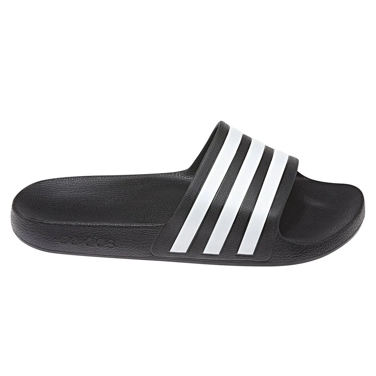 adidas Adilette Aqua Mens Slides Black / White US 4