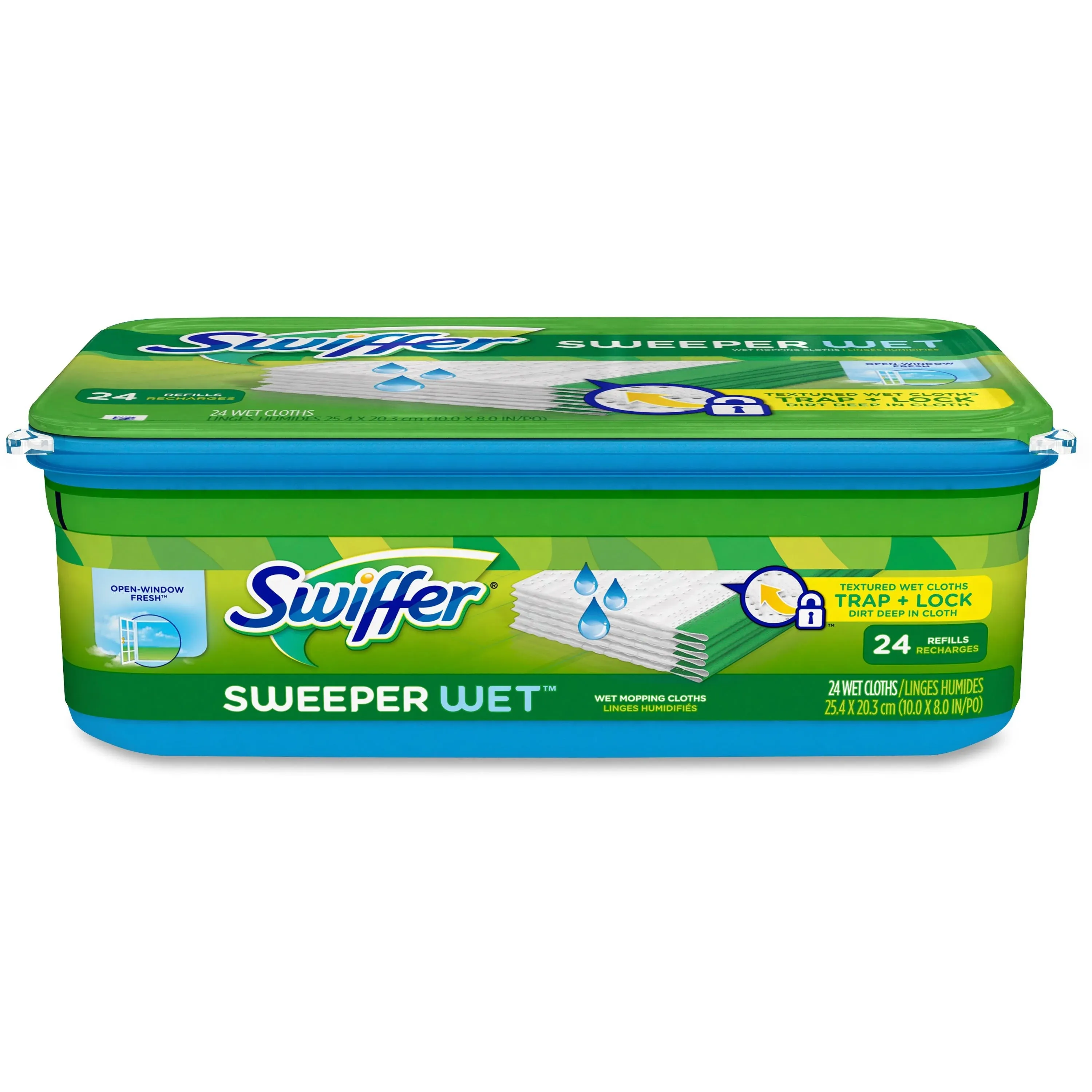 Swiffer Sweeper Wet Open Window Fresh Mopping Pad Refills - 24 count