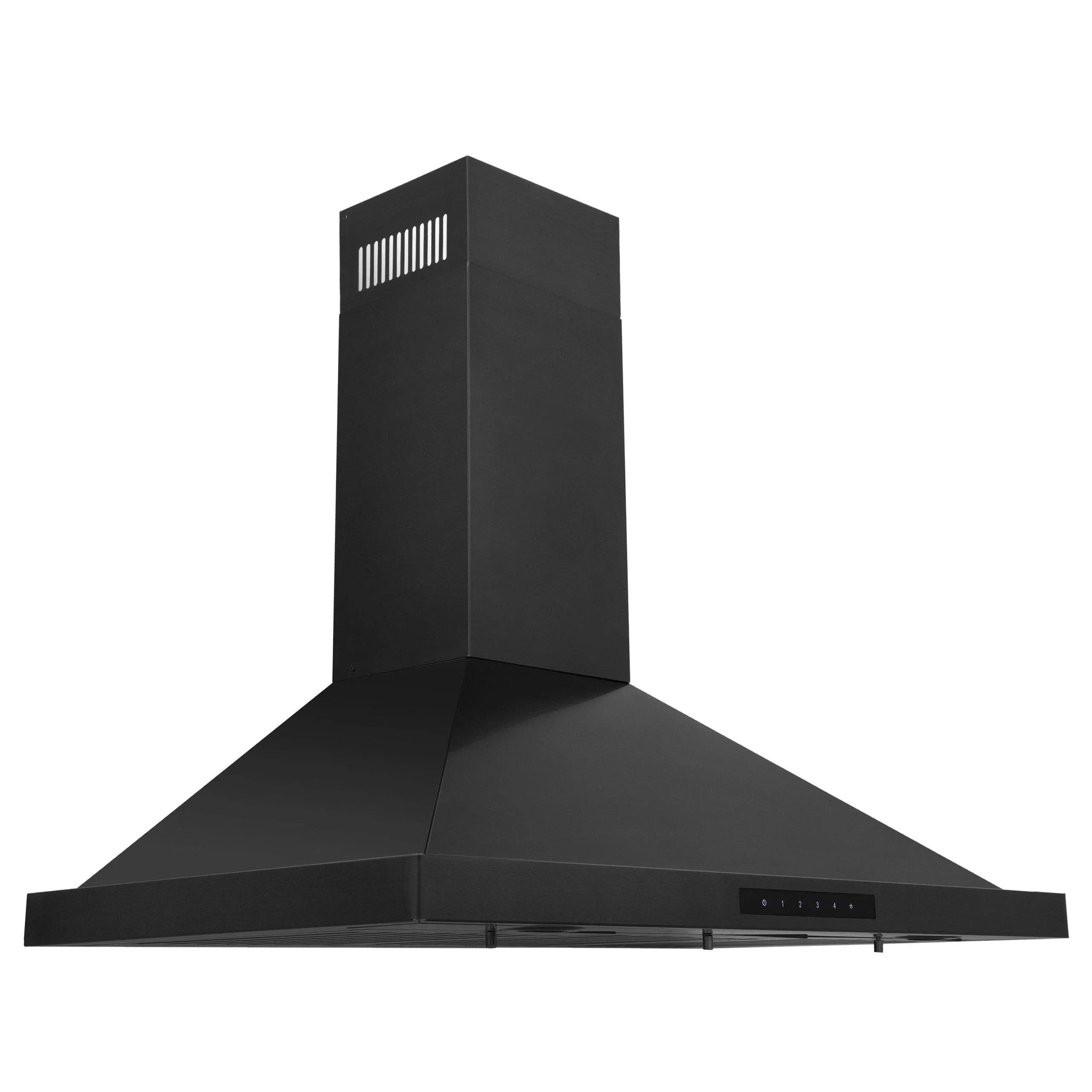 ZLINE 36-Inch Convertible Vent Wall Mount Range Hood in Black Stainless Steel (BSKBN-36)