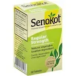 Senokot Natural Vegetable Laxative, Tablets - 50 count