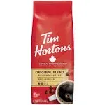 Tim Hortons 100% Arabica Original Blend Medium Roast Ground Coffee, 24 Oz, Bag