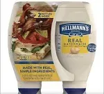 Hellmann's Real Mayonnaise, 25 Oz Bottle, Pack Of 2