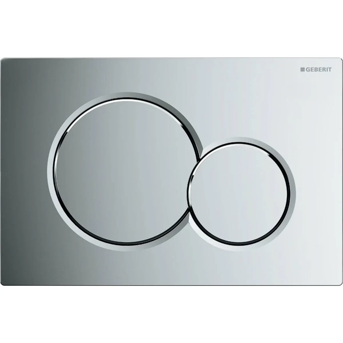 Geberit 115.770.21.5 Sigma01 Dual-flush Plates For Sigma Series In-wall Toilet Systems in Polished Chrome