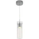 Artika Essence Chrome Modern LED Mini Pendant Light Fixture - NEW!