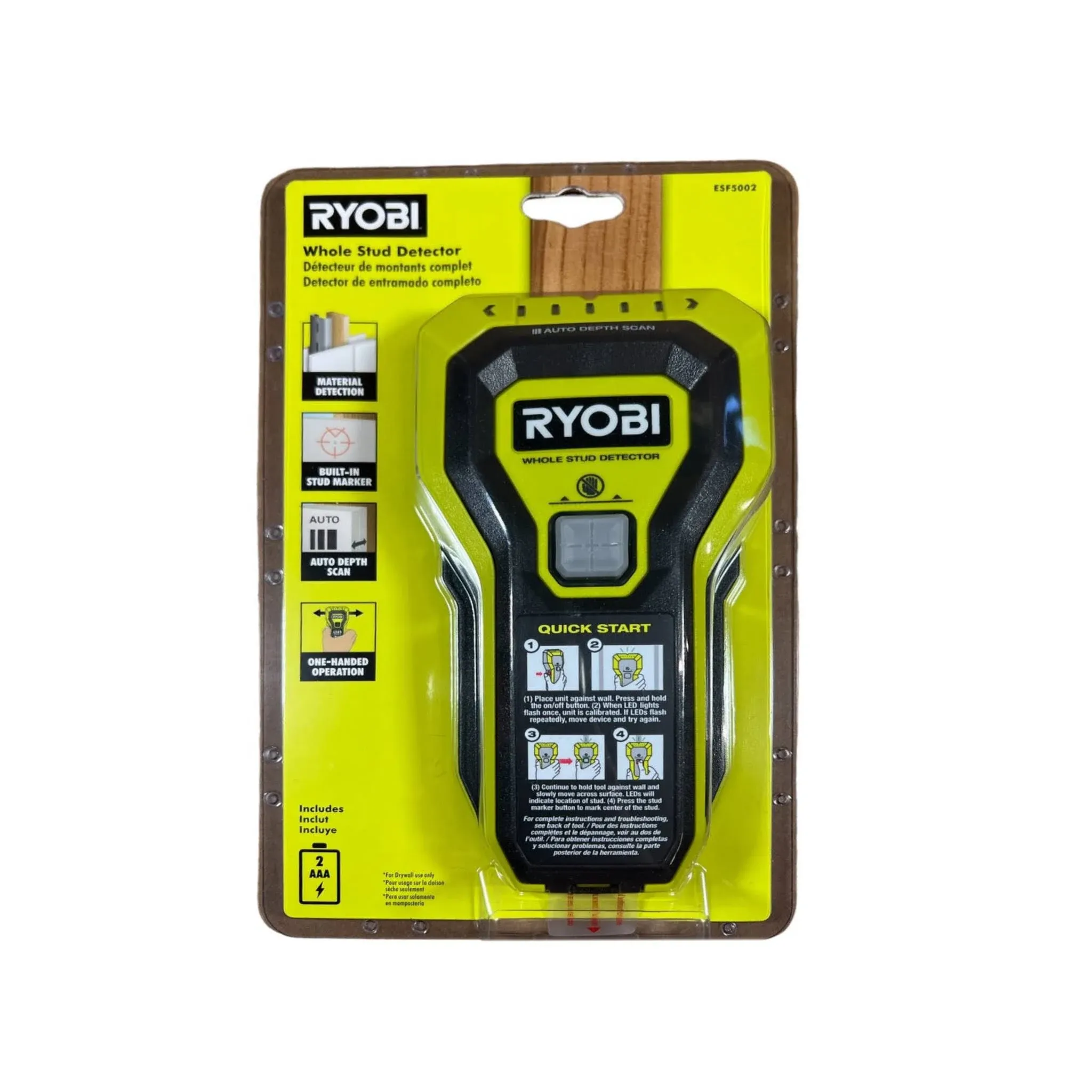 Ryobi Whole Stud Detector - ESF5002