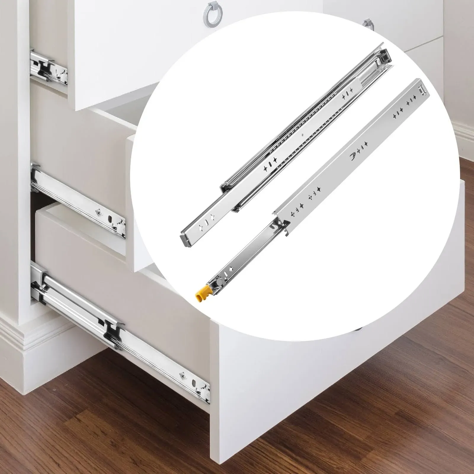 VEVOR Heavy Duty Drawer Slides 2PCS Drawer Slides Locking