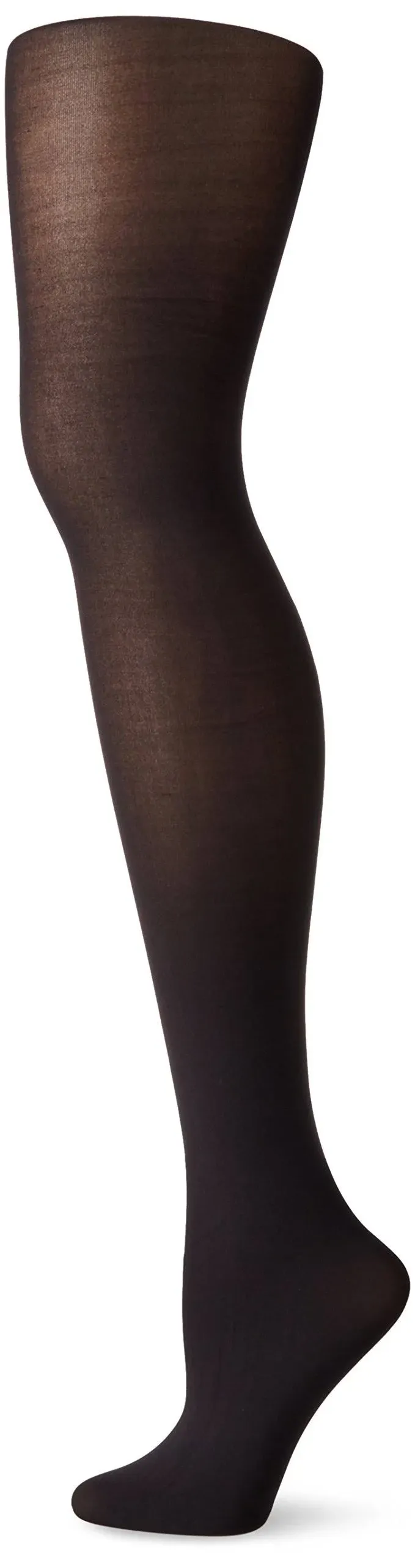 Opaque Sheer To Waist Tights In Black