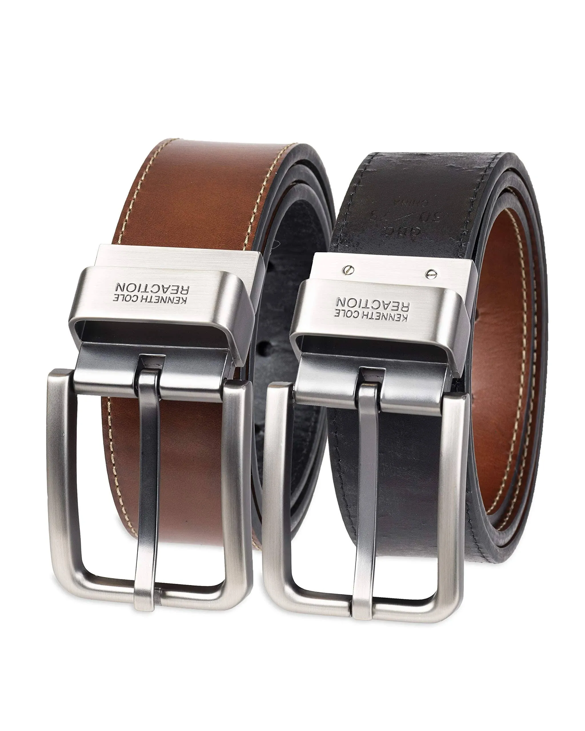 Kenneth Cole Men&#039;s Two-in-One Reversible Belt