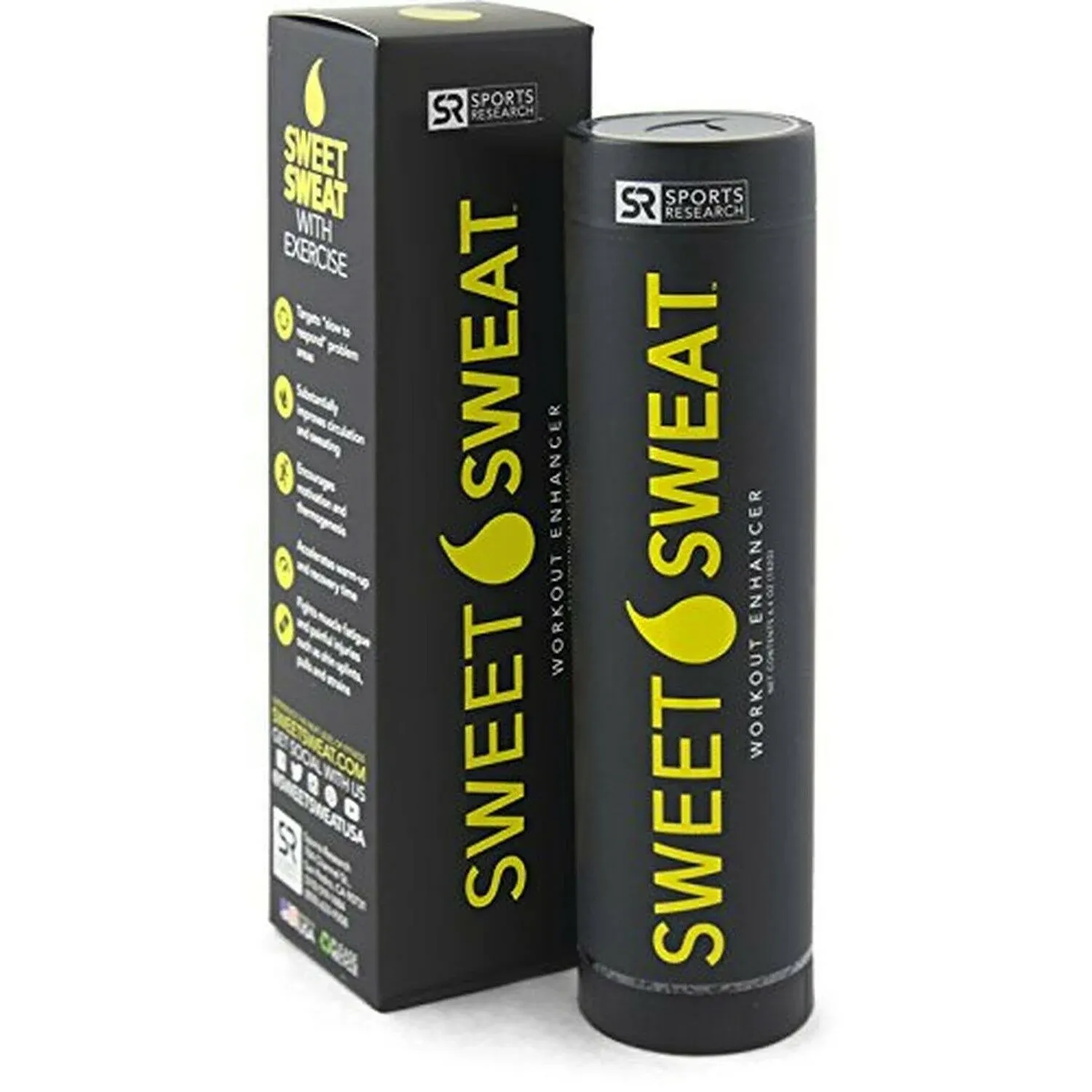 Sports Research 6.4 oz Sweet Sweat Workout Enhancer Gel Stick - Original