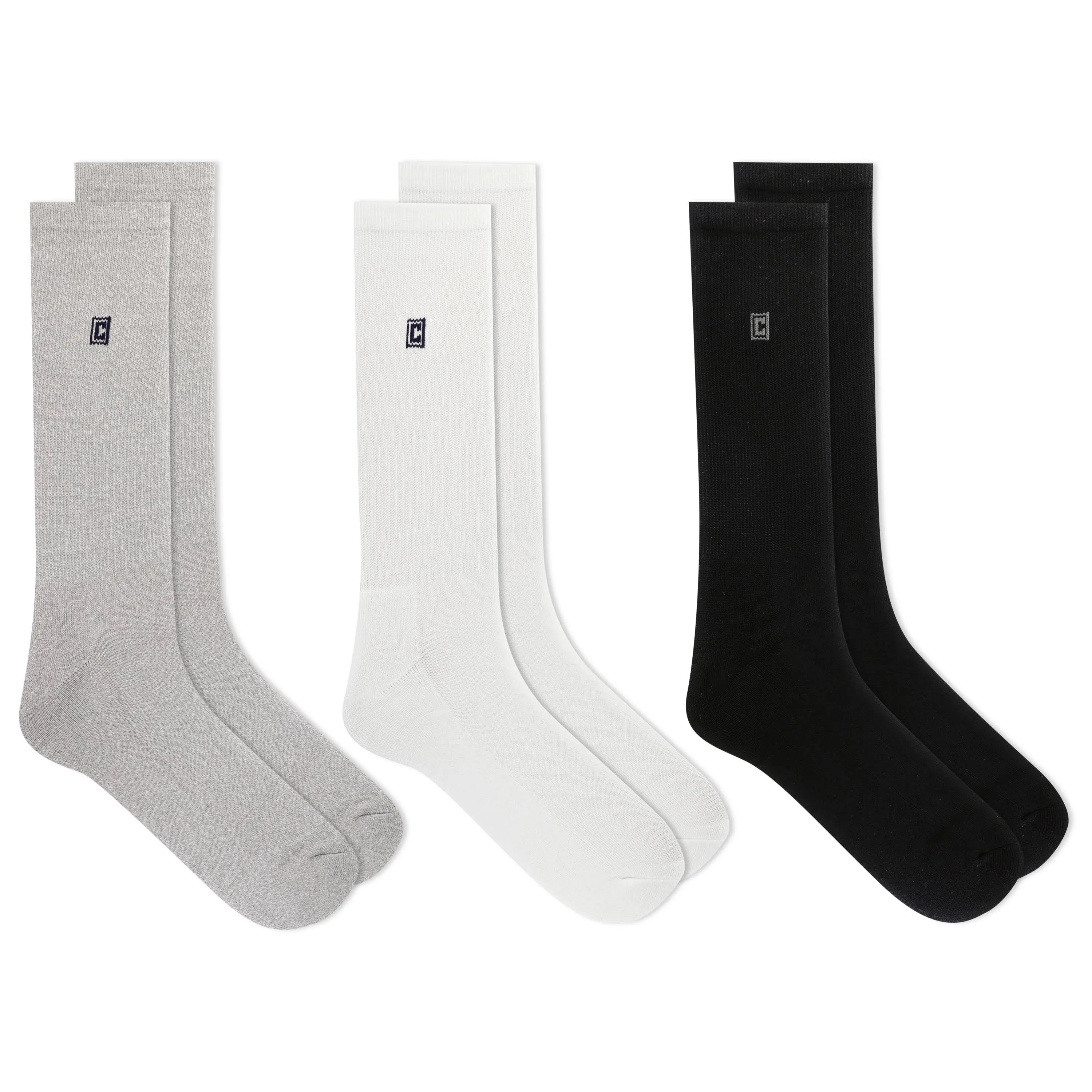 Chaps Men's Classic Cushioned-Sole Rib Crew Socks (3-Pack)