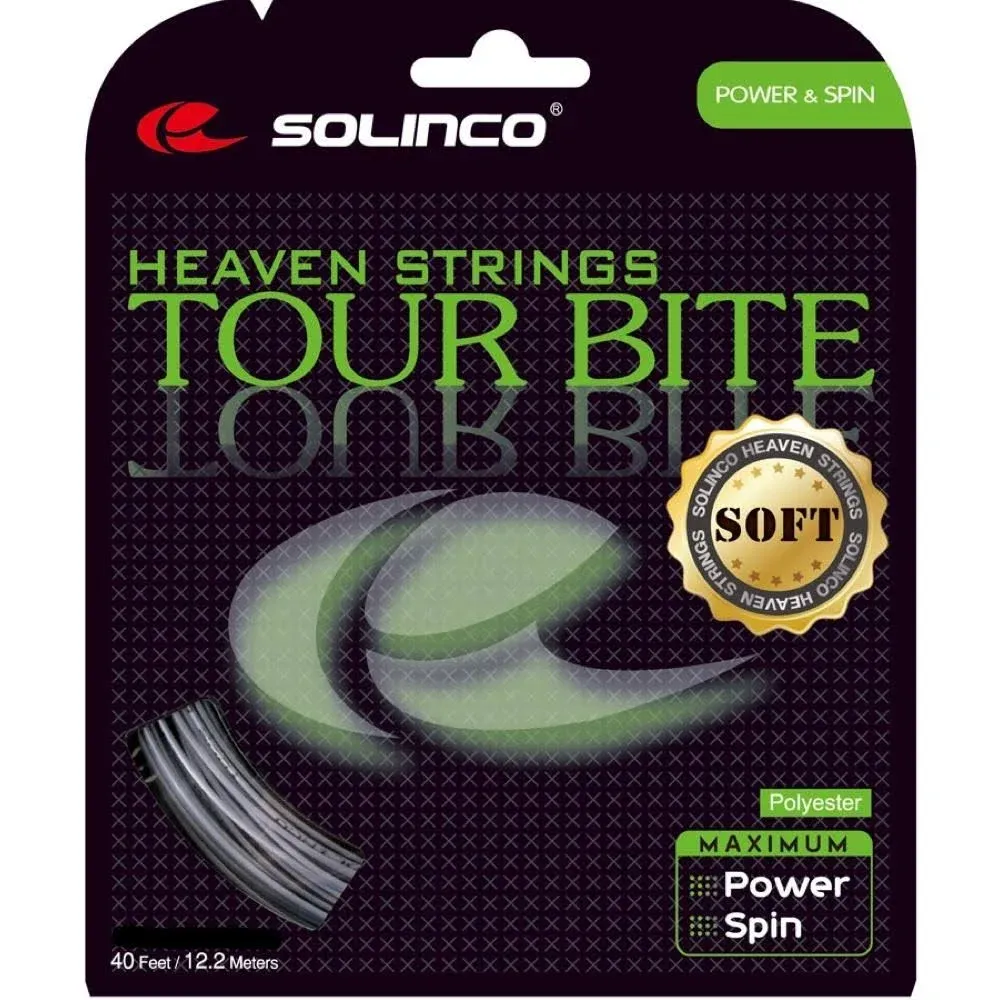 Solinco Tour Bite 16L Silver Tennis String