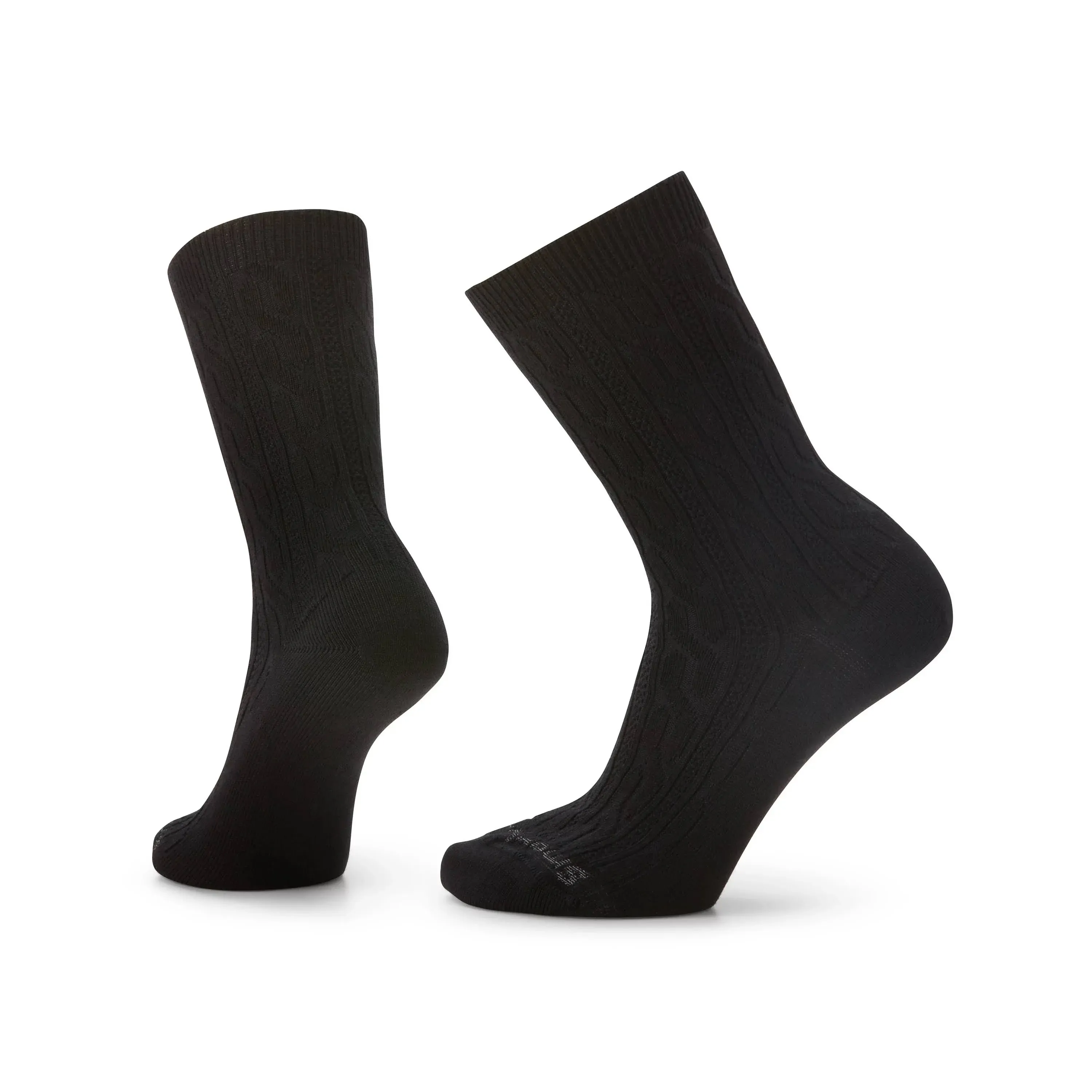 Smartwool Everyday Cable Crew Socks Black Women's