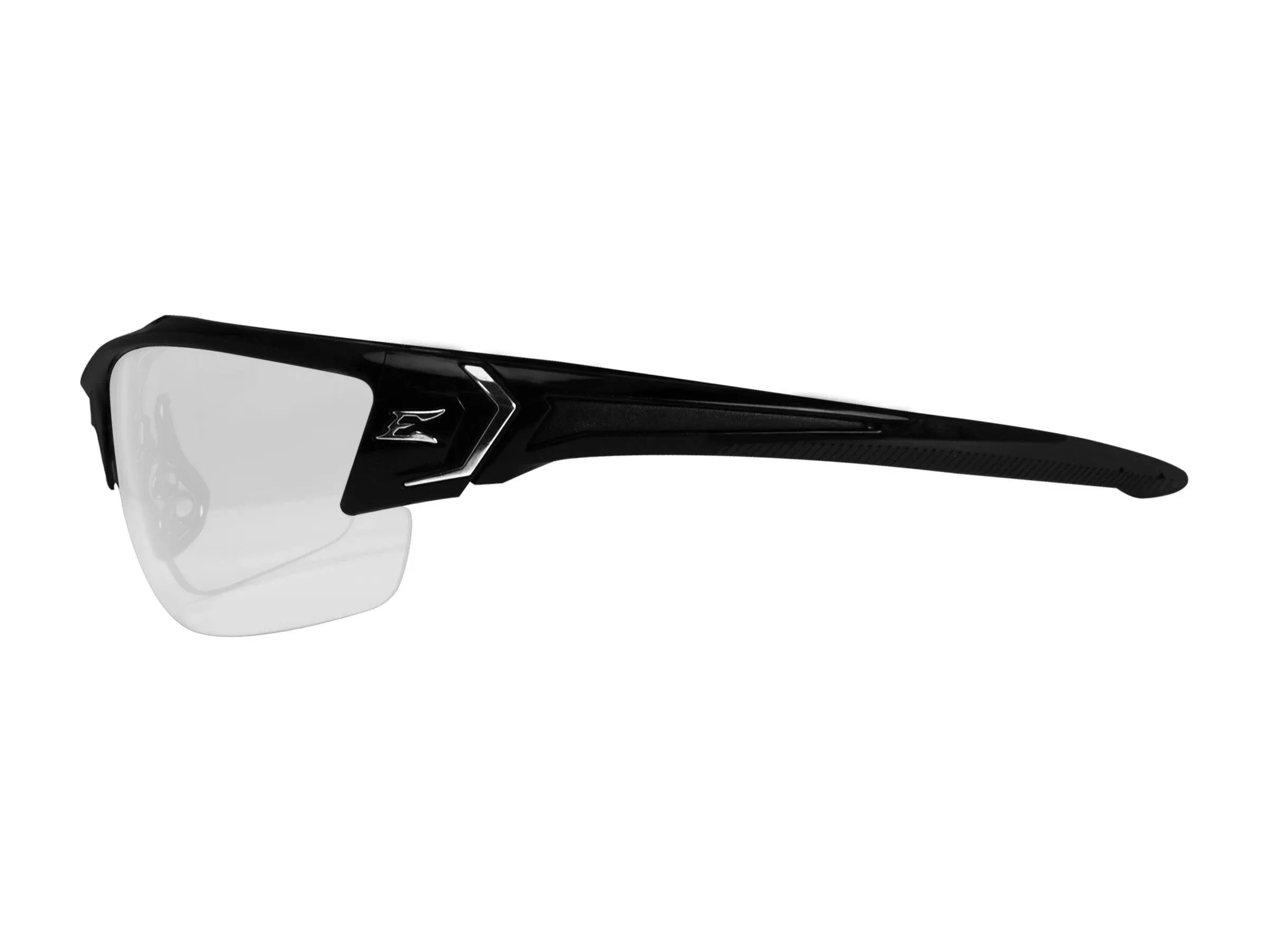 Edge Eyewear SDK111VS-G2, Khor G2 Safety Glasses, Black Frame, Clear Vapor Shield Lens