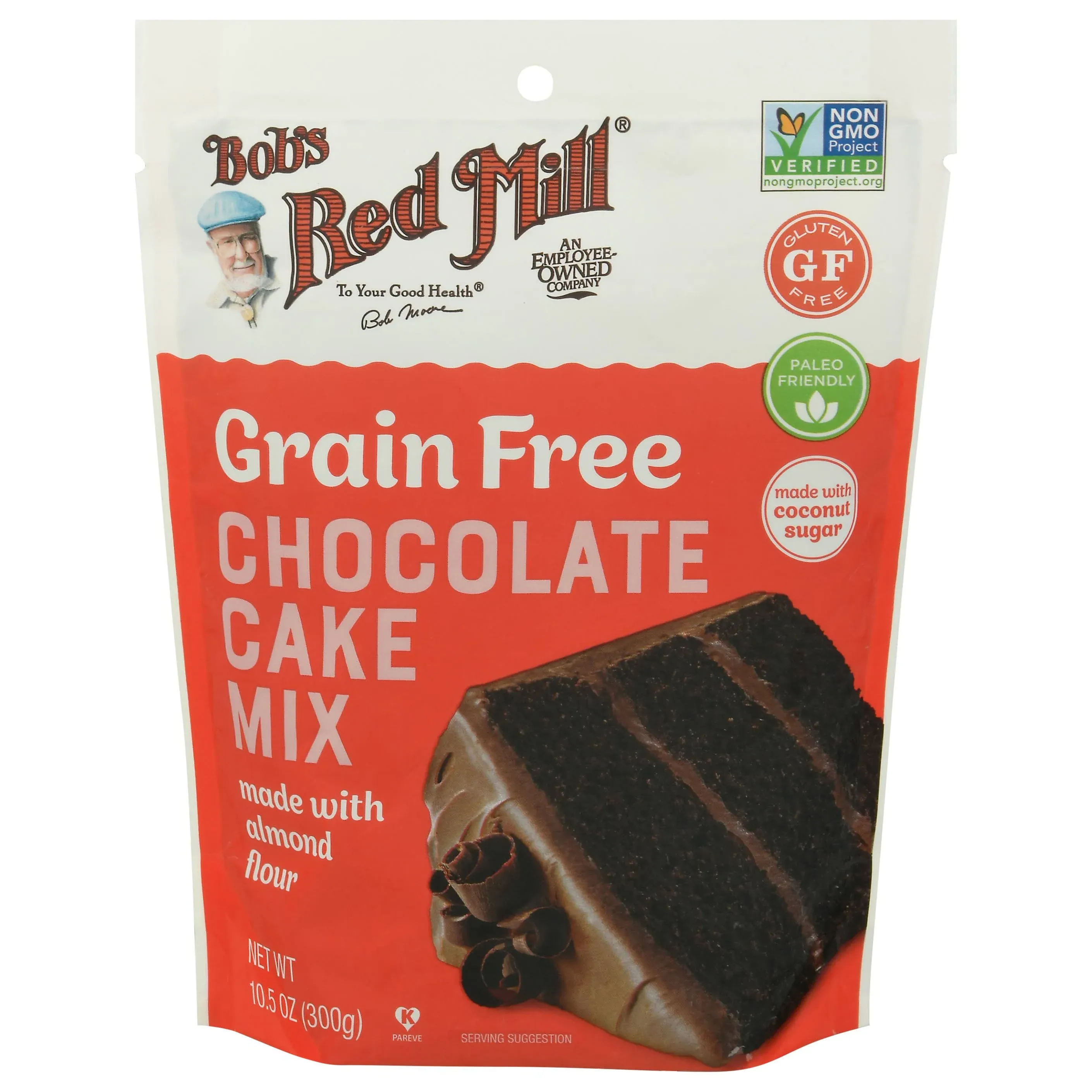 Bob's Red Mill Cake Mix, Grain Free, Chocolate - 10.5 oz