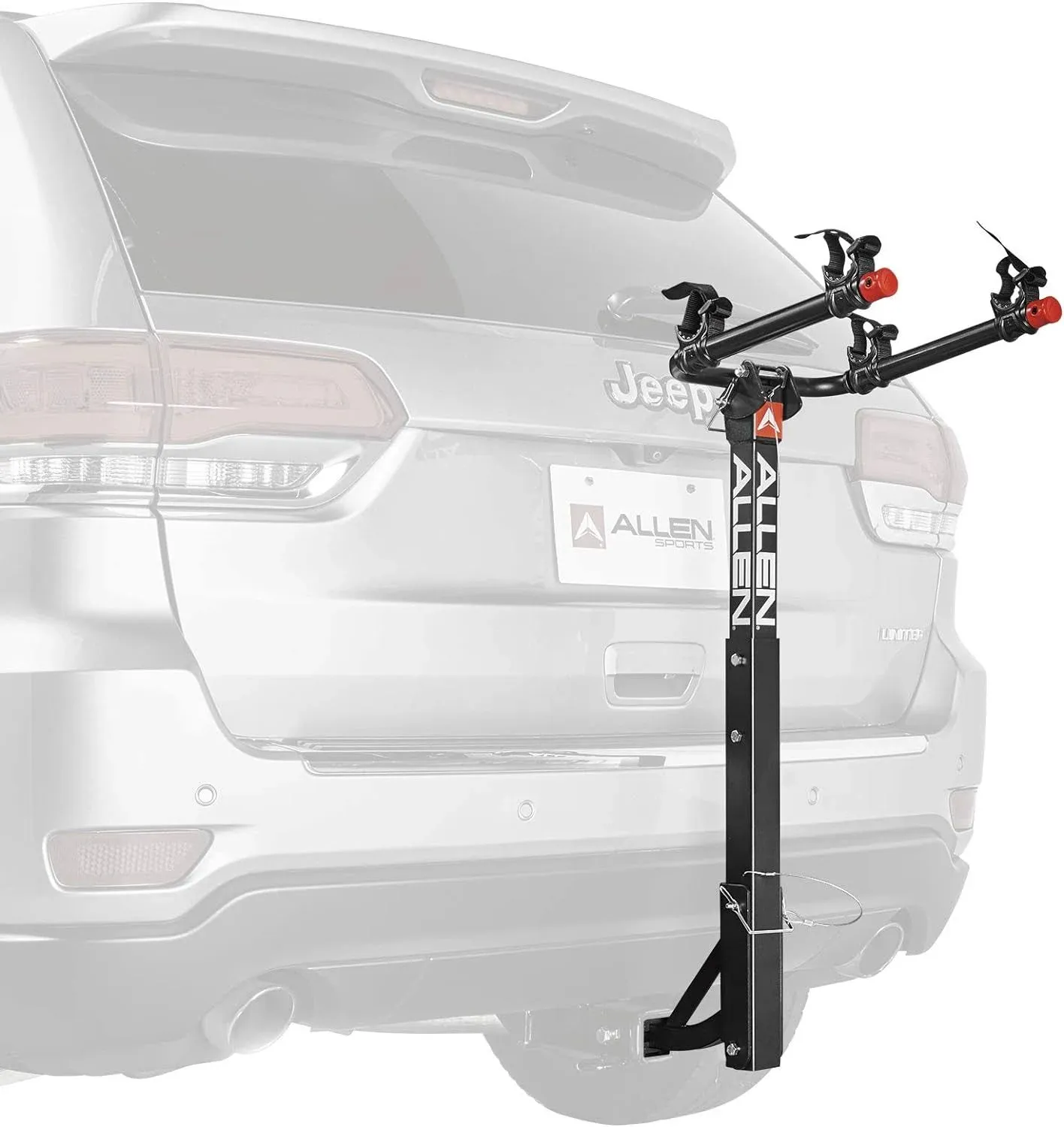 Allen Sports Deluxe 2-Bike Hitch Mount Rack , Silver/Black (522RR)