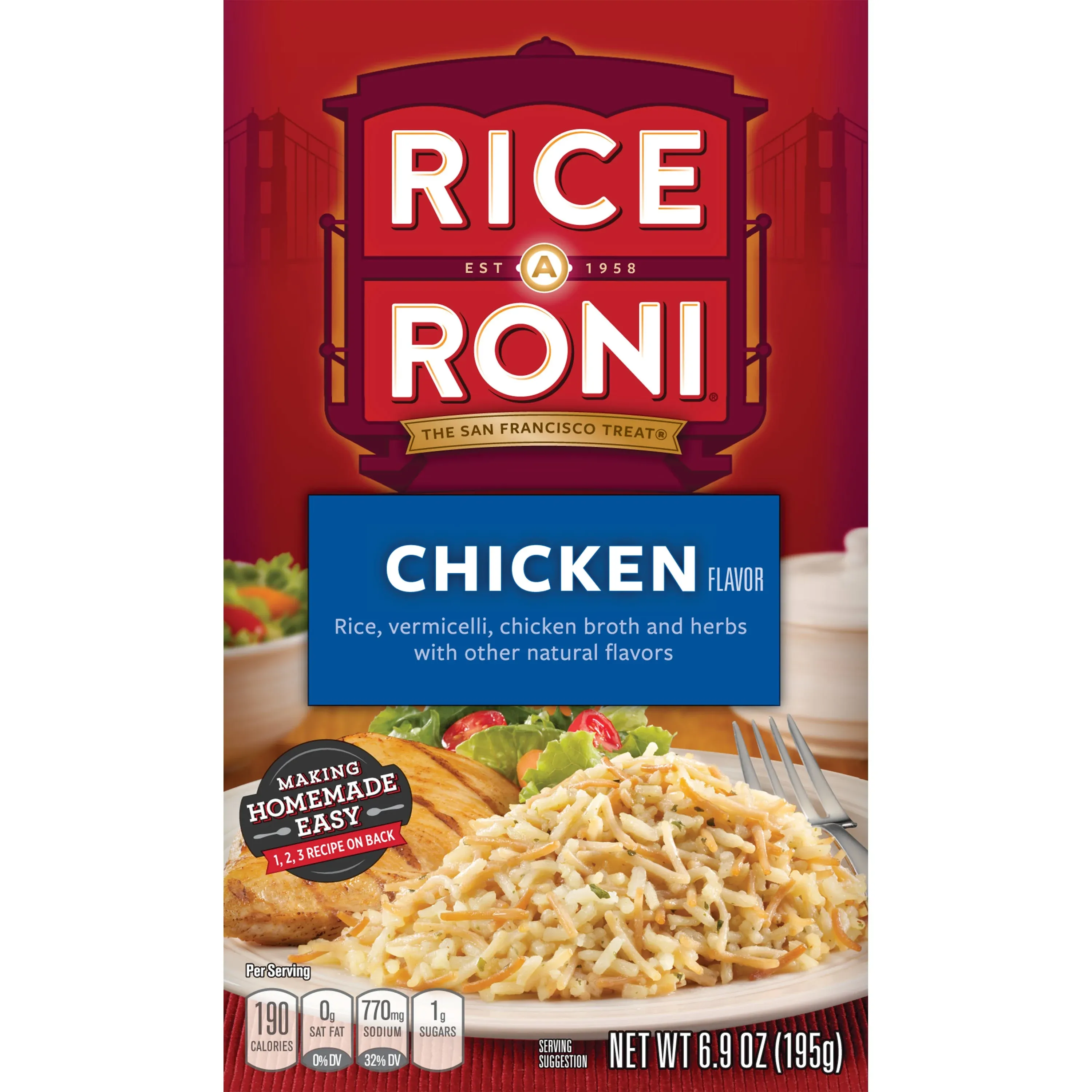 Rice A Roni Chicken Flavor Rice