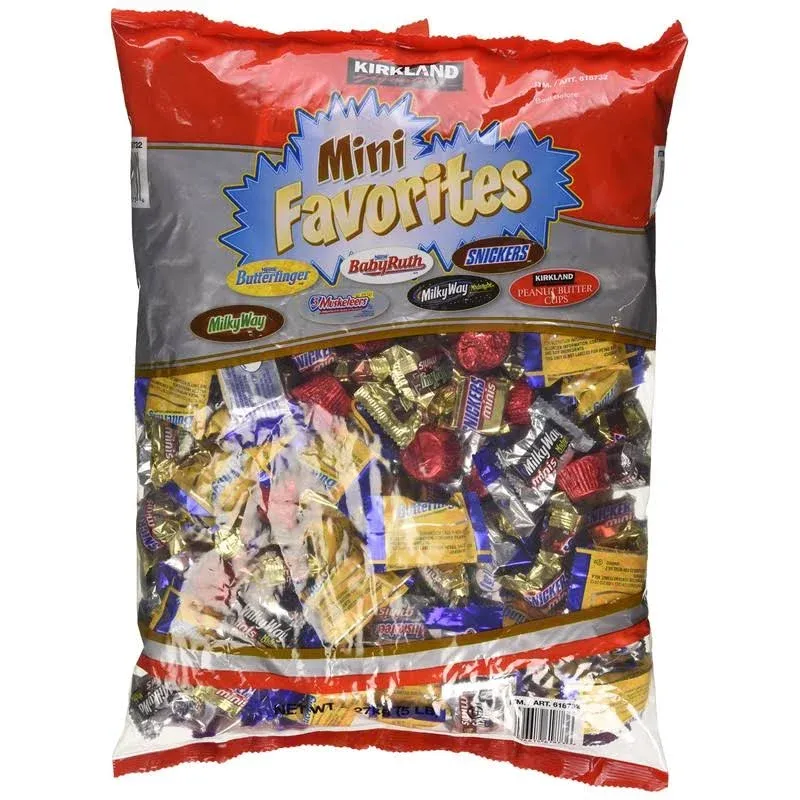 Kirkland Signature Chocolate Mini Favorites Candies 5 lb Bag