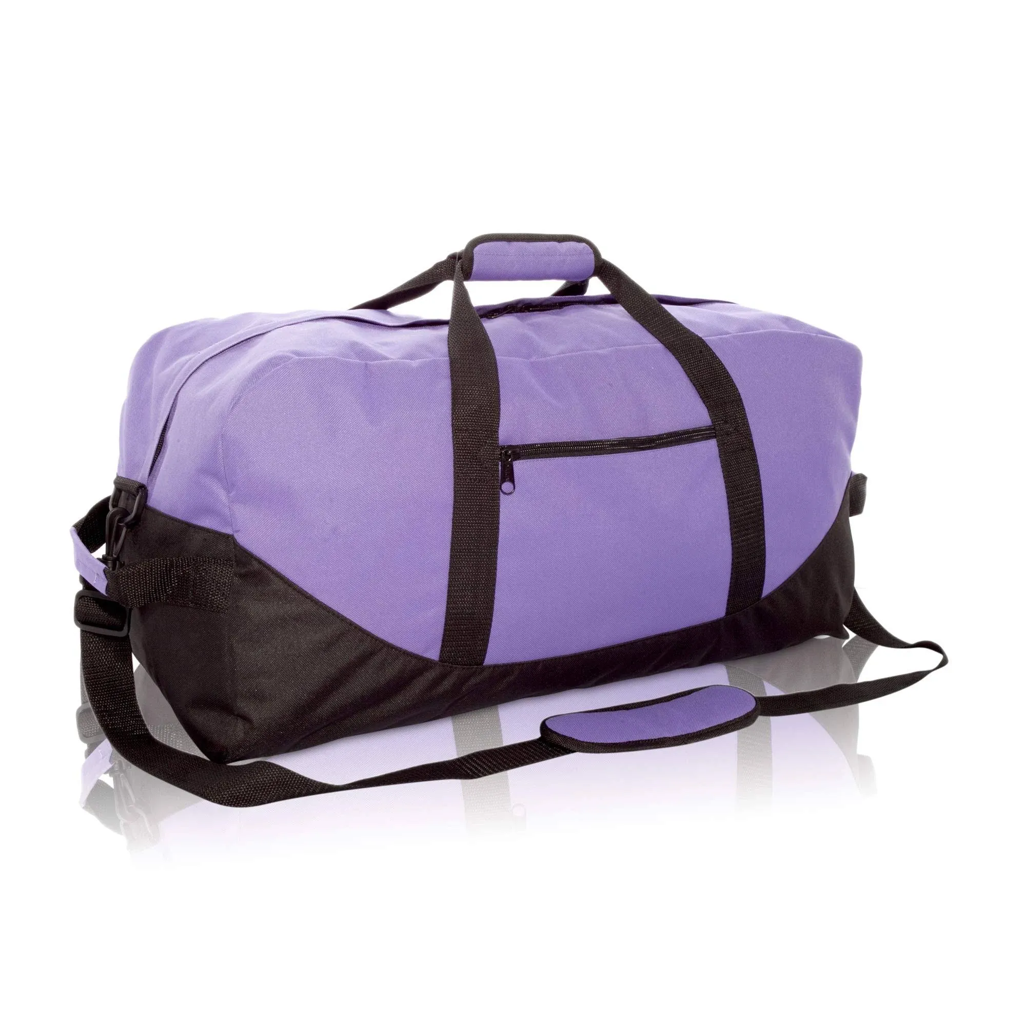 Dalix 25" Big Adventure Large Gym Sports Duffle Bag in Purple