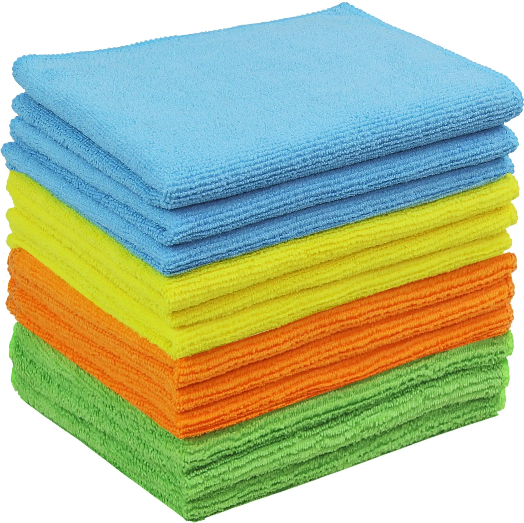 Simple Houseware 12 Pack Microfiber Cleaning Cloth (12" x 12")