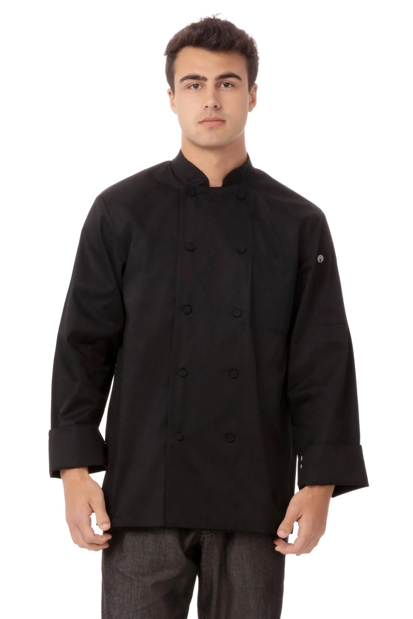 Chef Works Men's Calgary Cool Vent Basic Chef Coat