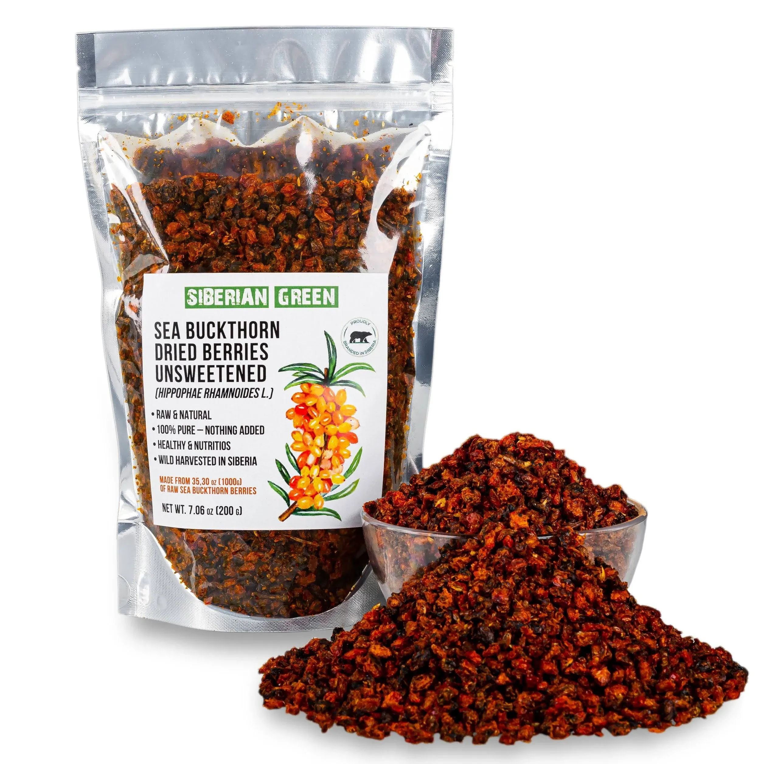 Siberian Sea Buckthorn Dried Berries