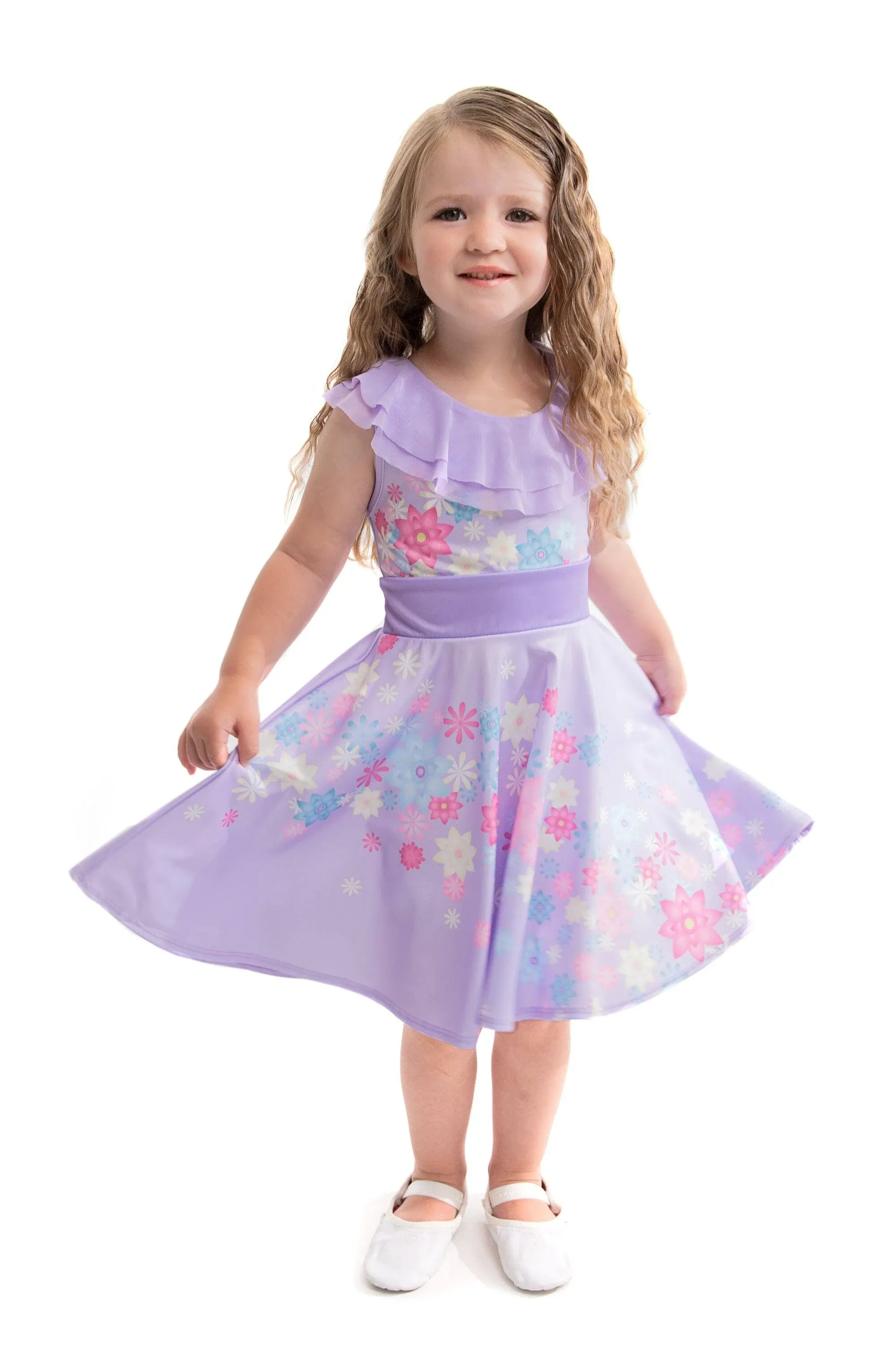 Little Adventures 10154 Flower Twirl Dress - Size 8