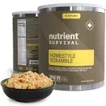 MRE Homestyle Scramble Eggs, Ready to Eat Meals (10 Servings) Freeze Dried Pr...