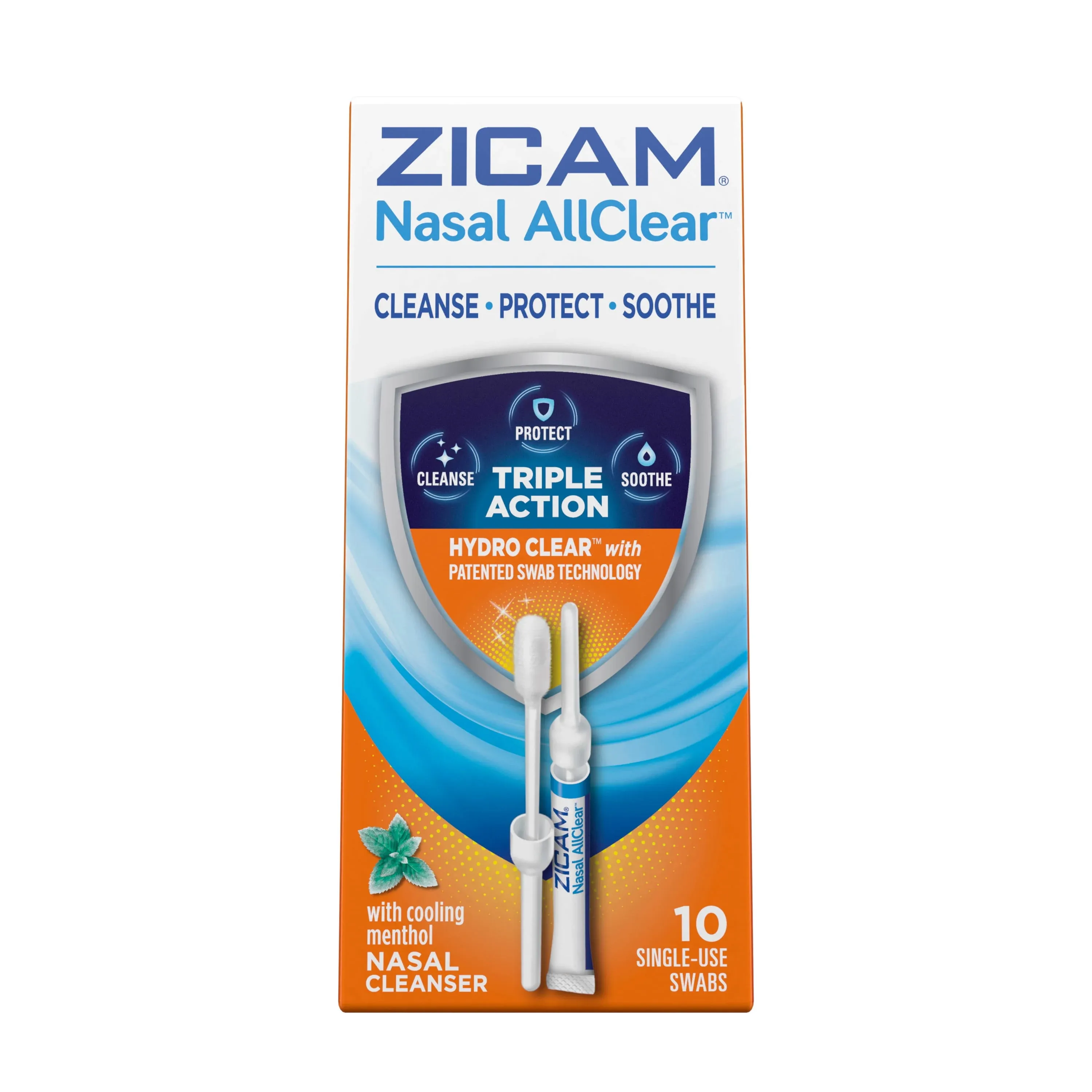 Zicam Nasal AllClear Nasal Cleanser with Cooling Menthol, Triple Action, Single ...