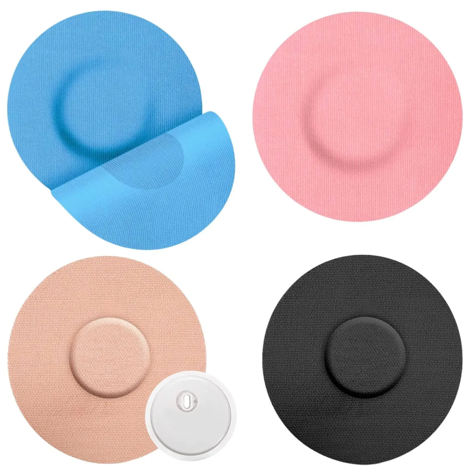 20 Pack Sensor Covers for Freestyle Libre 3, Latex-Free Sensor Patches for Libre 3 Adhesive Patches, No Glue in The Center - Assorted Color